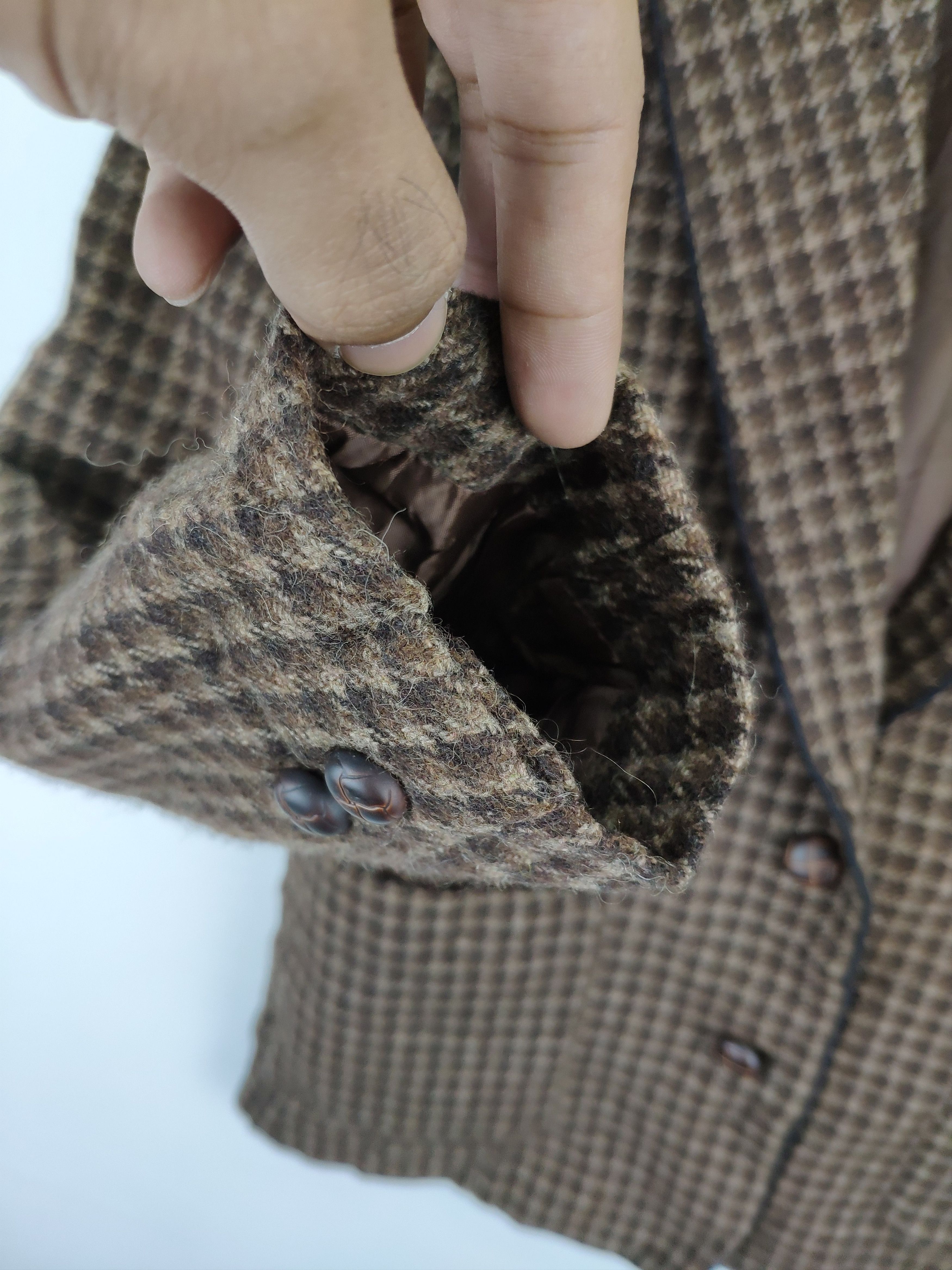 Designer × Japanese Brand Vintage Japanese Wool Plaid Blazer Jacket Unbranded Size S / US 4 / IT 40 - 9 Thumbnail