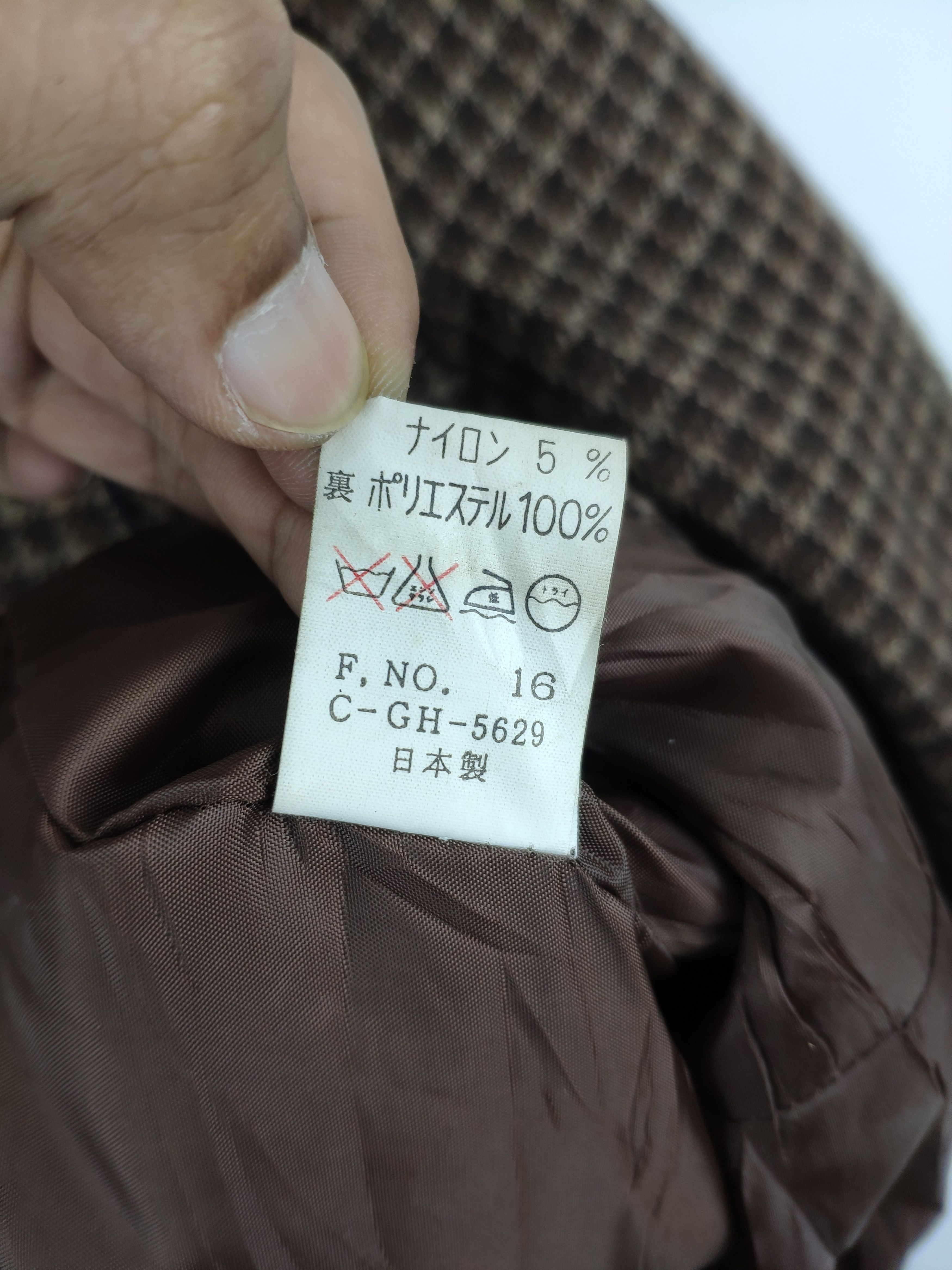 Designer × Japanese Brand Vintage Japanese Wool Plaid Blazer Jacket Unbranded Size S / US 4 / IT 40 - 4 Thumbnail