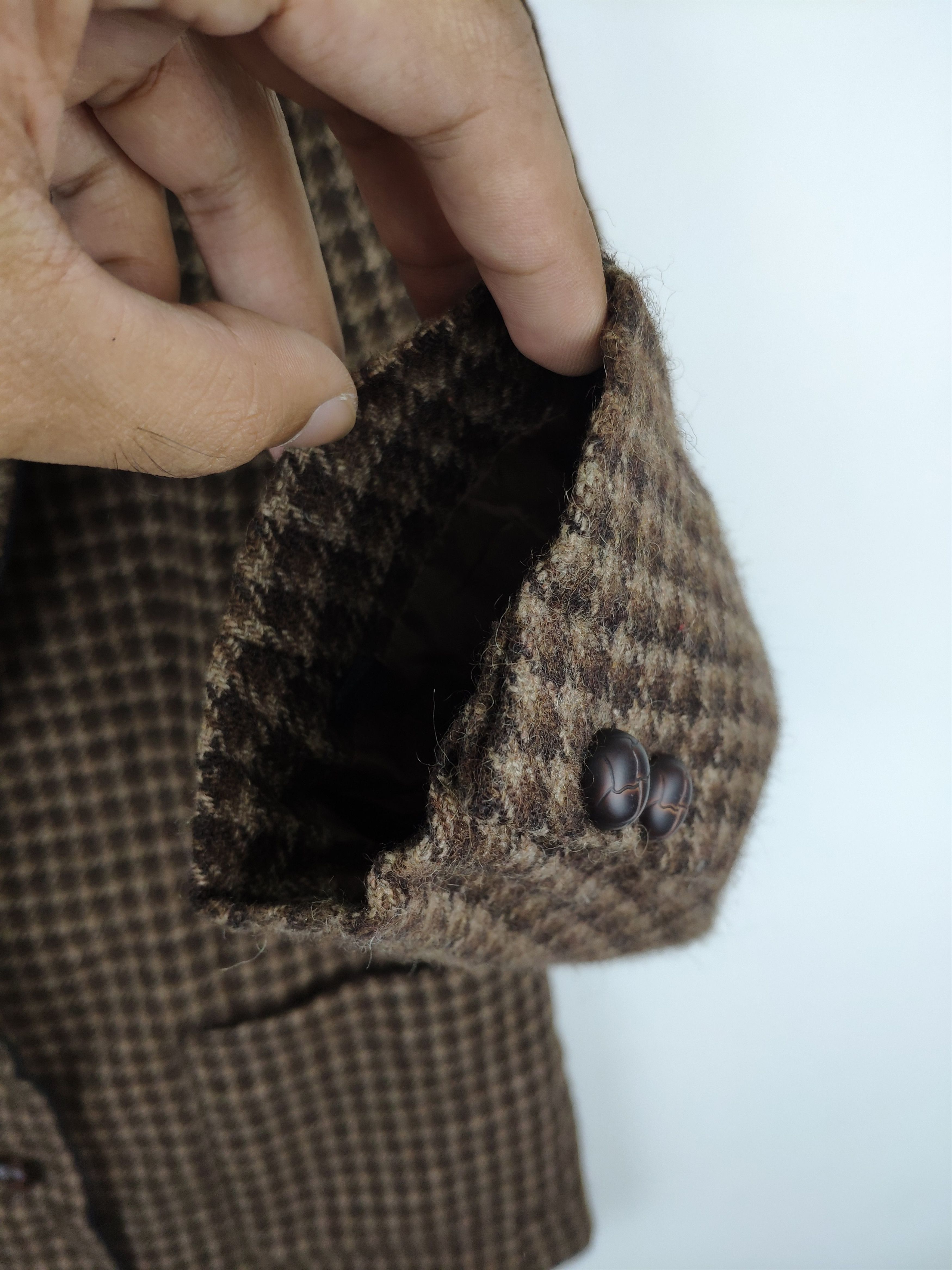 Designer × Japanese Brand Vintage Japanese Wool Plaid Blazer Jacket Unbranded Size S / US 4 / IT 40 - 8 Thumbnail