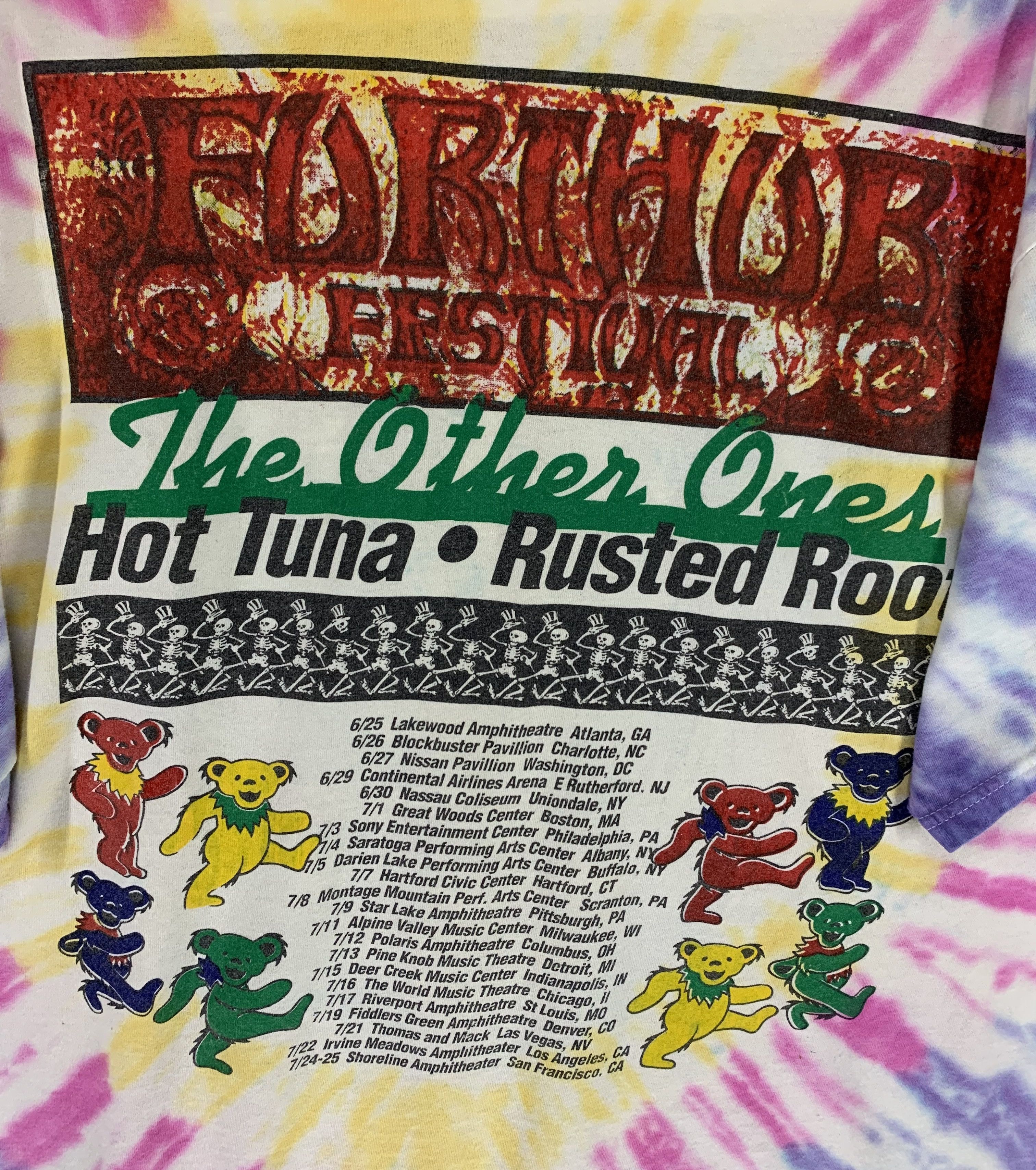 Band Tees × Vintage Furthur Festival Grateful Dead Tie Die vtg 90s tshirt Size US XL / EU 56 / 4 - 5 Thumbnail