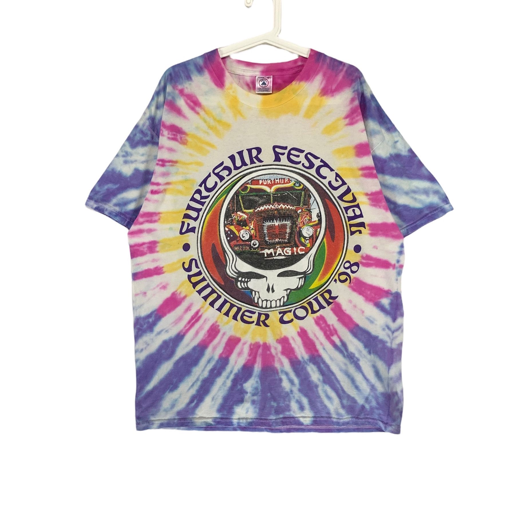 Band Tees × Vintage Furthur Festival Grateful Dead Tie Die vtg 90s tshirt Size US XL / EU 56 / 4 - 1 Thumbnail