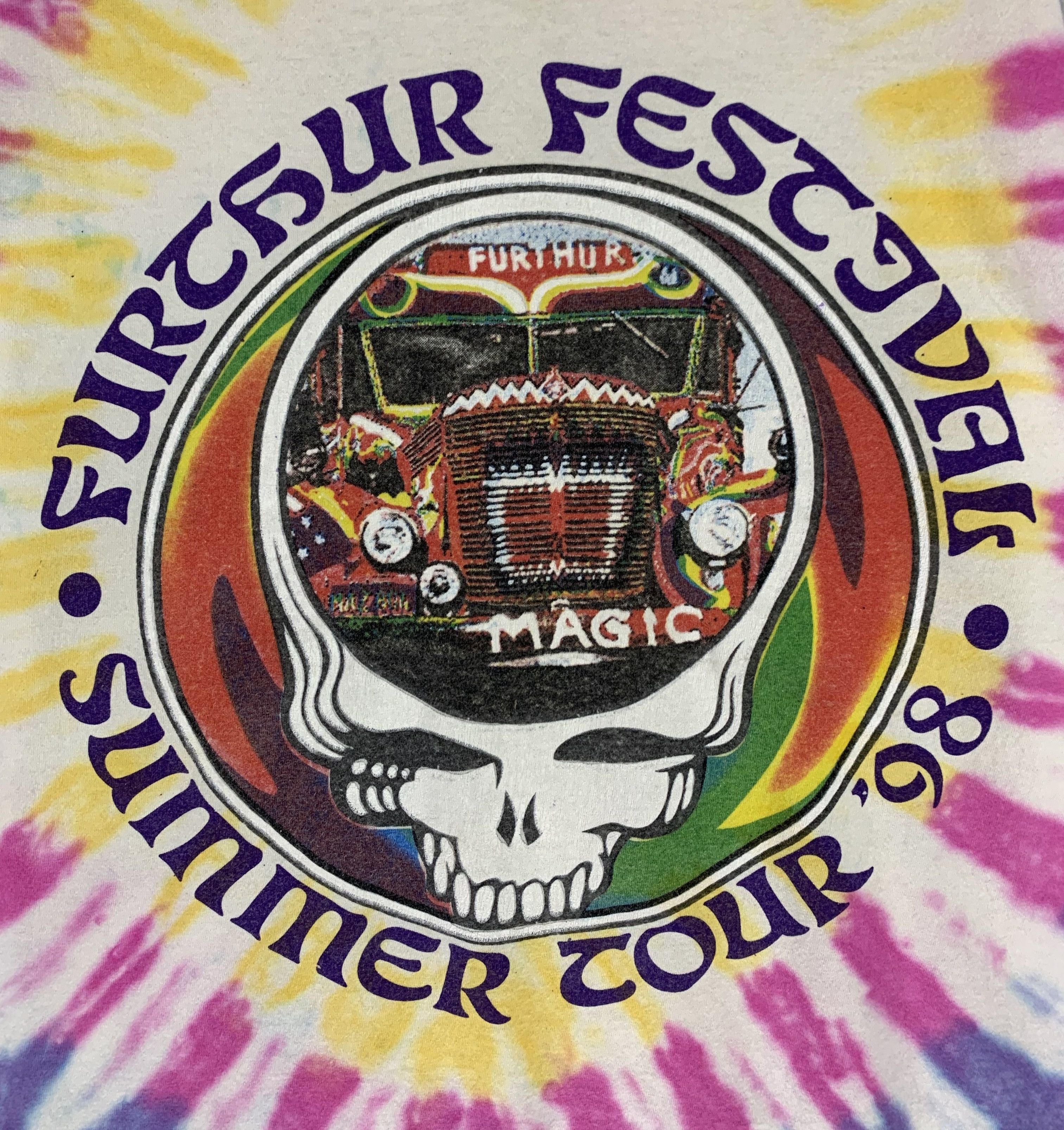 Band Tees × Vintage Furthur Festival Grateful Dead Tie Die vtg 90s tshirt Size US XL / EU 56 / 4 - 3 Thumbnail
