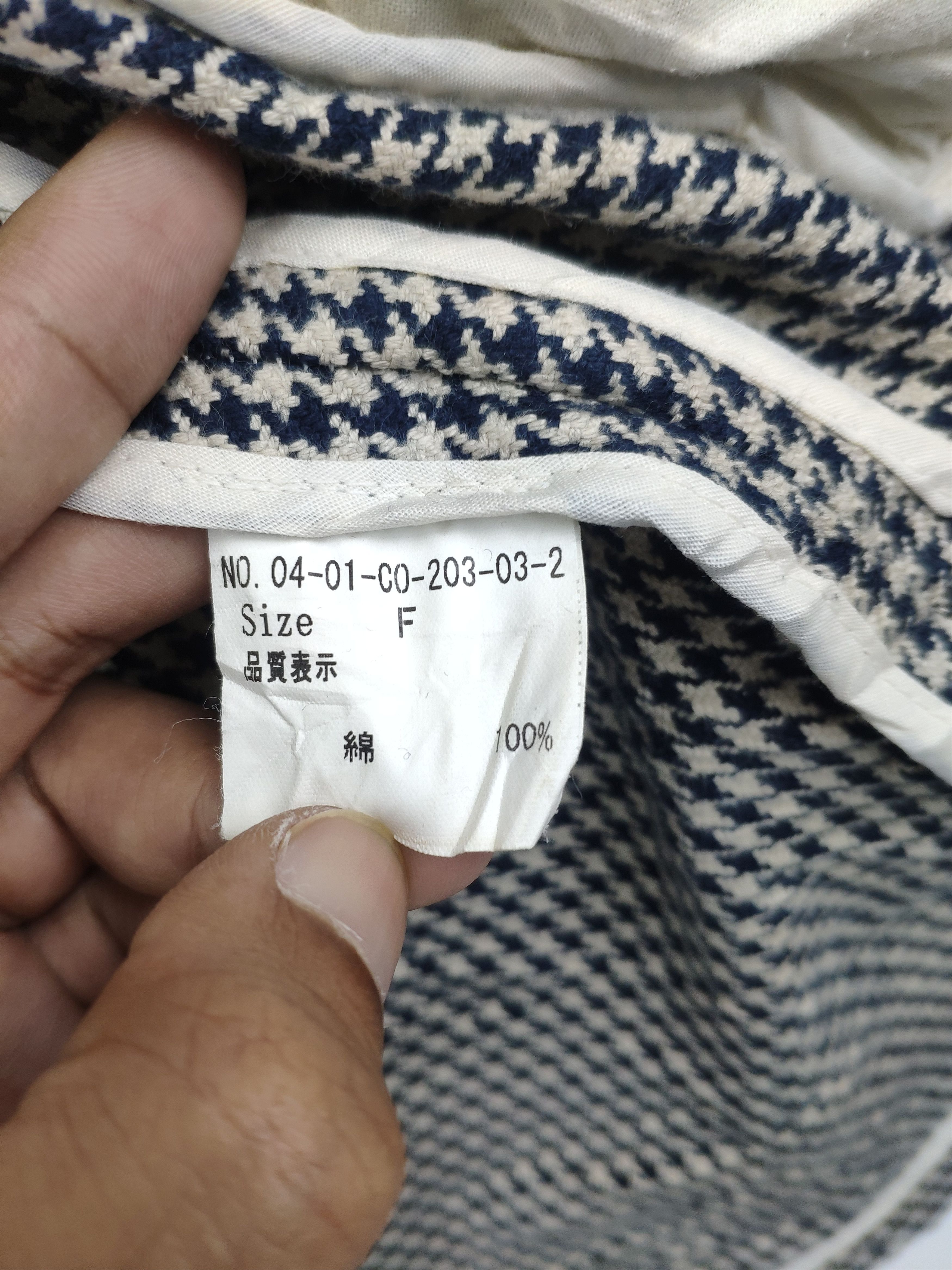 Designer Vintage Houndstooth Jacket Maison de Plage Size S / US 4 / IT 40 - 4 Thumbnail