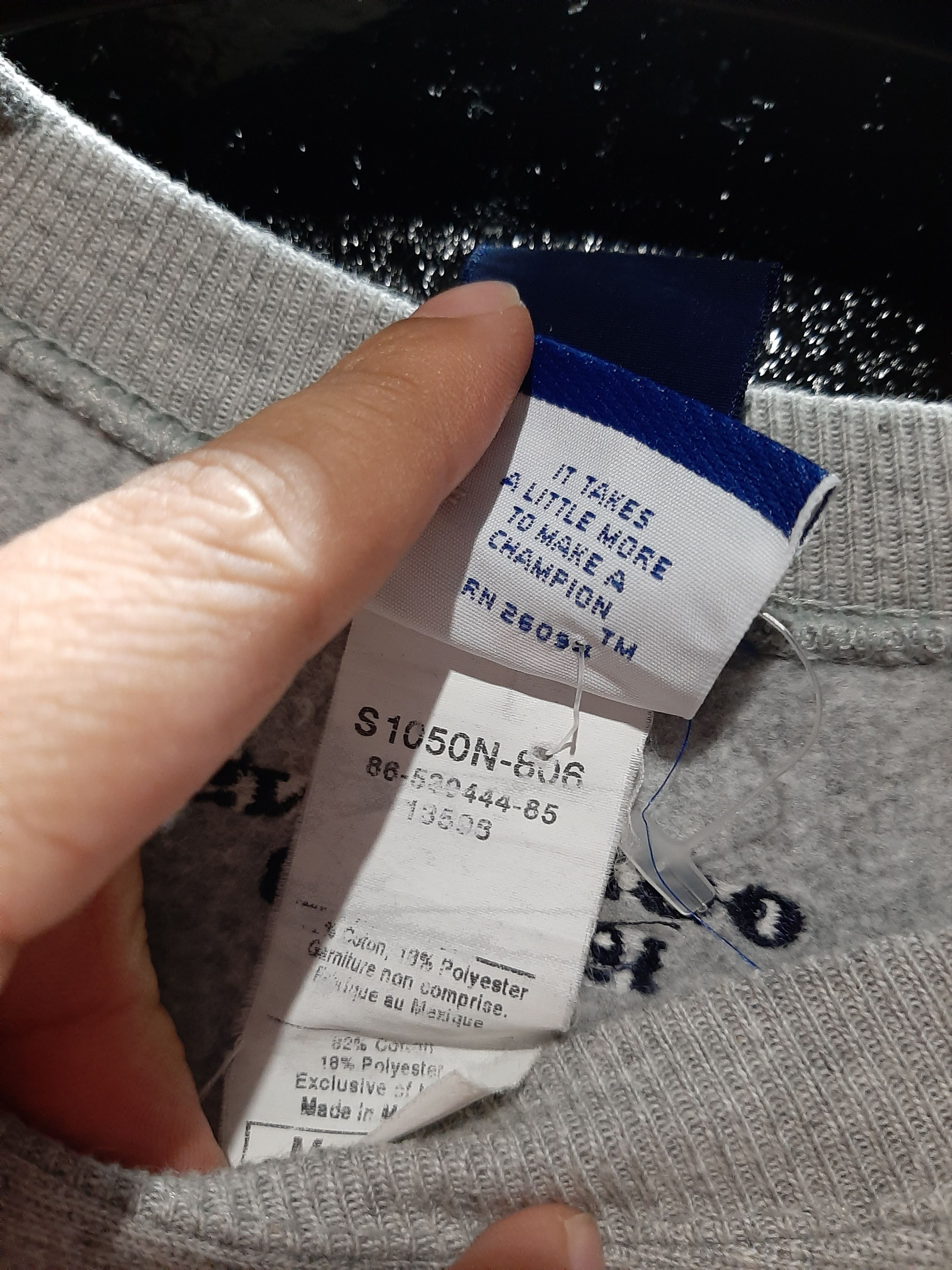 Champion × Vintage VINTAGE 1998 CHAMPION X QUE NICE COLLABORATION SWETSHIRT Size US M / EU 48-50 / 2 - 6 Thumbnail