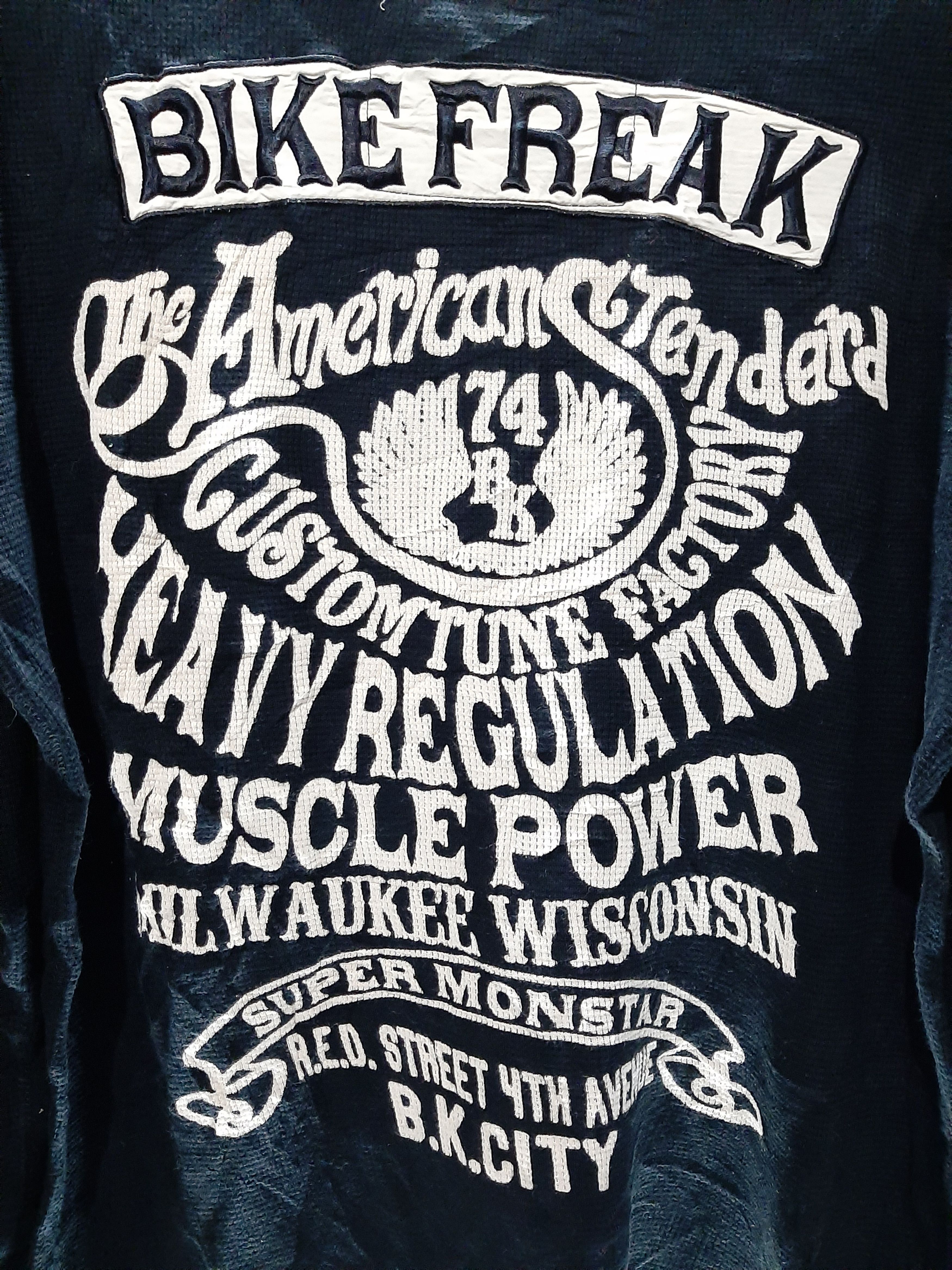 Japanese Brand BIKE FREAK LONG SLEEVE TEE Size US M / EU 48-50 / 2 - 10 Thumbnail