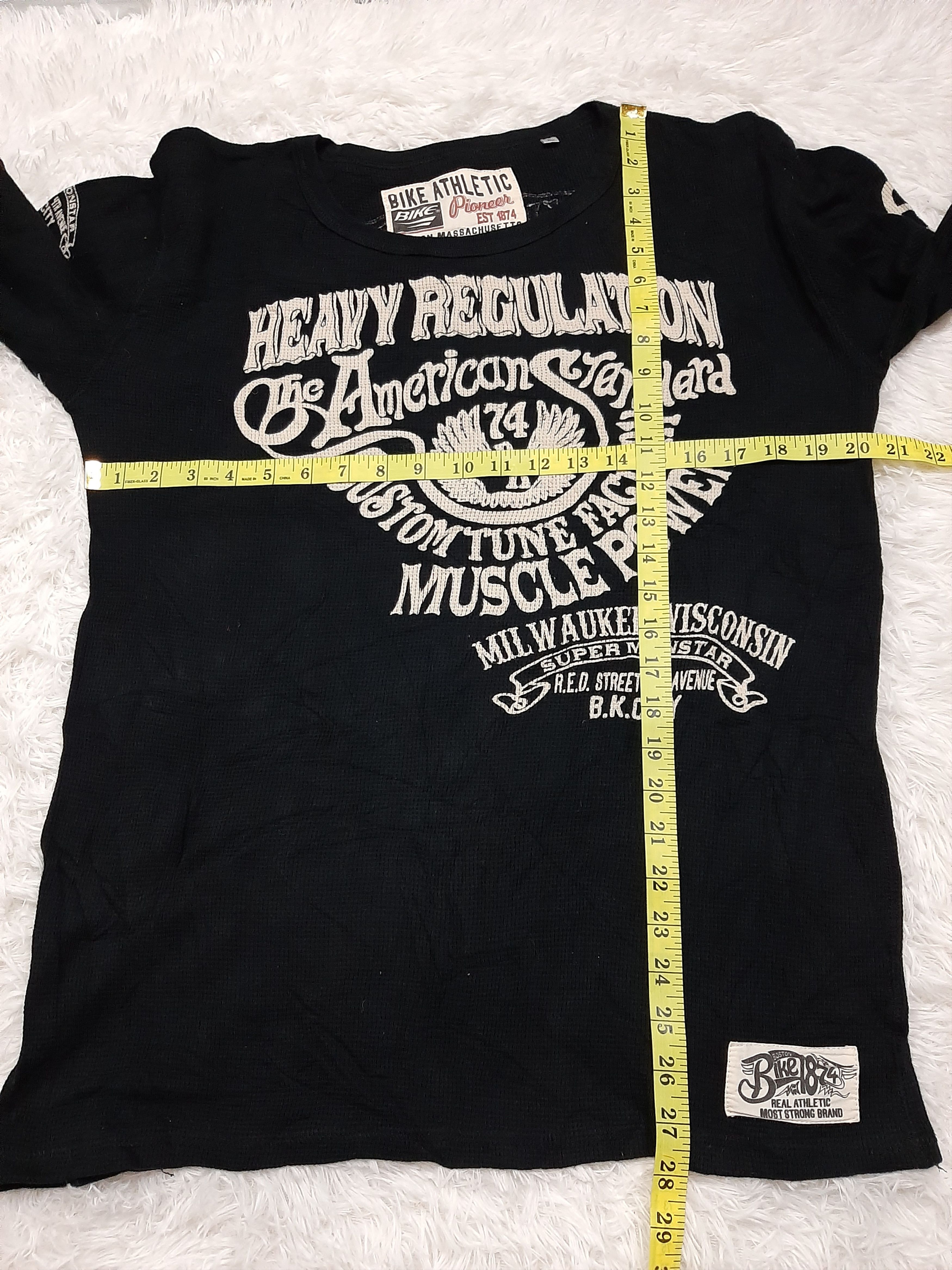 Japanese Brand BIKE FREAK LONG SLEEVE TEE Size US M / EU 48-50 / 2 - 11 Thumbnail