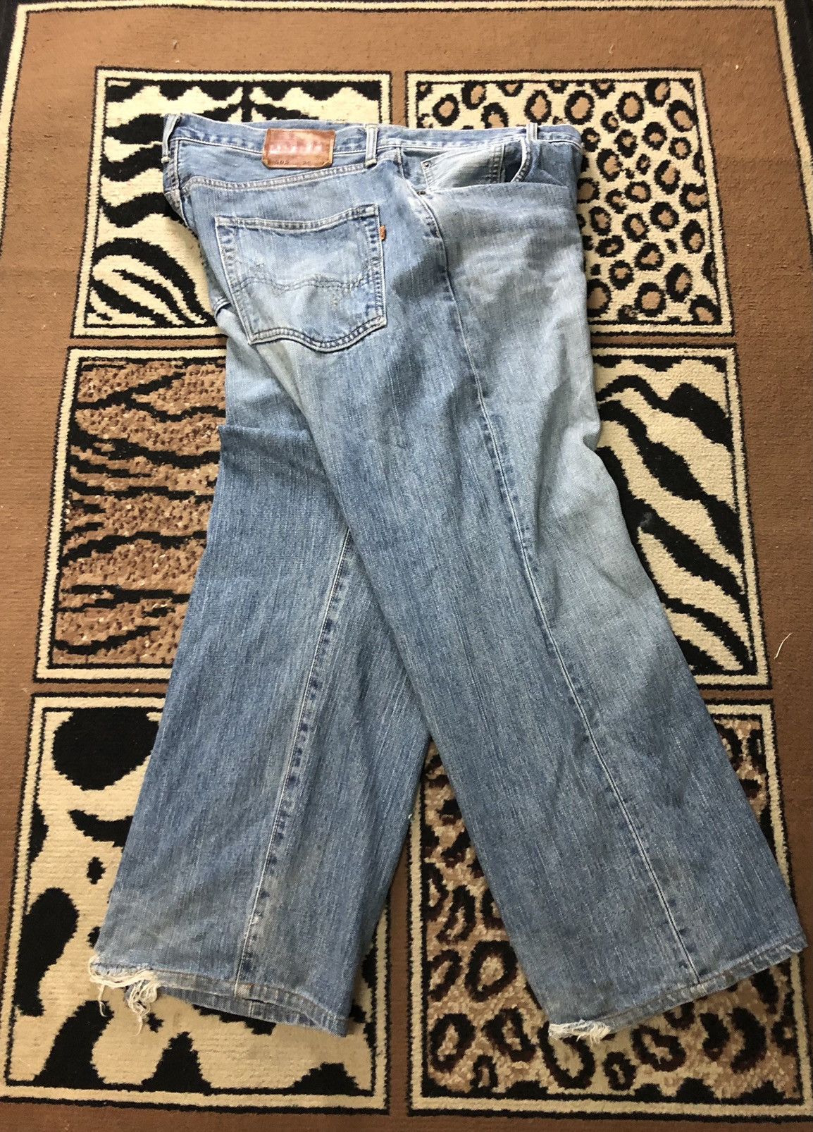 Edwin × Vintage VINTAGE SELVEDGE EDWIN 505 BLUE WASH DISTRESSED DENIM Size US 36 / EU 52 - 14 Thumbnail