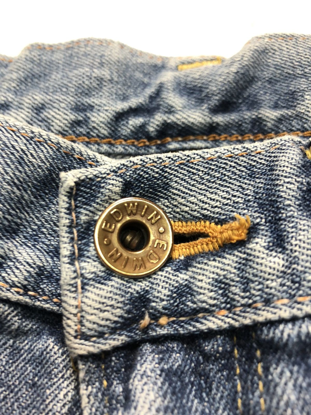 Edwin × Salvage × Vintage VINTAGE EDWIN 505x SELVEDGE BLUE WASH DENIM Size US 29 - 5 Thumbnail