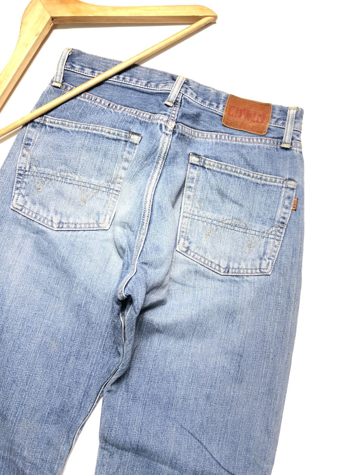Edwin × Salvage × Vintage VINTAGE EDWIN 505x SELVEDGE BLUE WASH DENIM Size US 29 - 10 Thumbnail