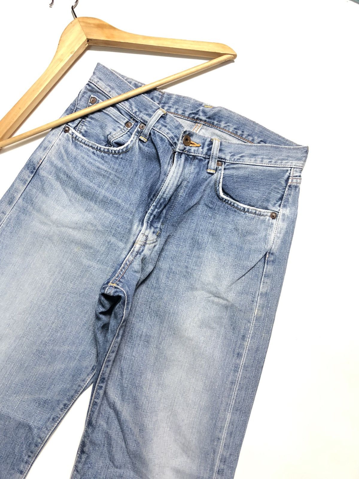 Edwin × Salvage × Vintage VINTAGE EDWIN 505x SELVEDGE BLUE WASH DENIM Size US 29 - 2 Thumbnail
