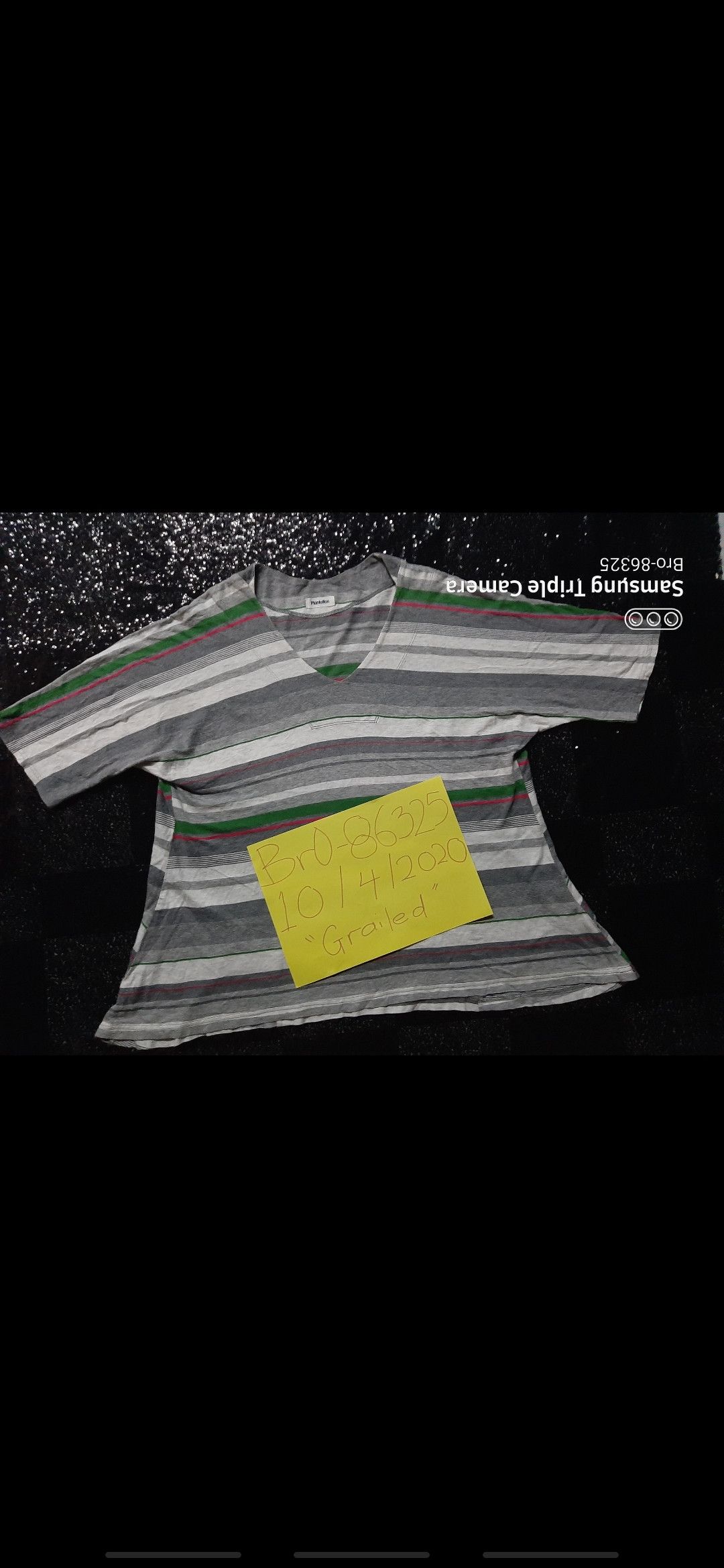 Designer × Issey Miyake × Tsumori Chisato ISSEY MIYAKE PLANTATION PATCH WORK STRIPE V NECK Size US M / EU 48-50 / 2 - 1 Thumbnail