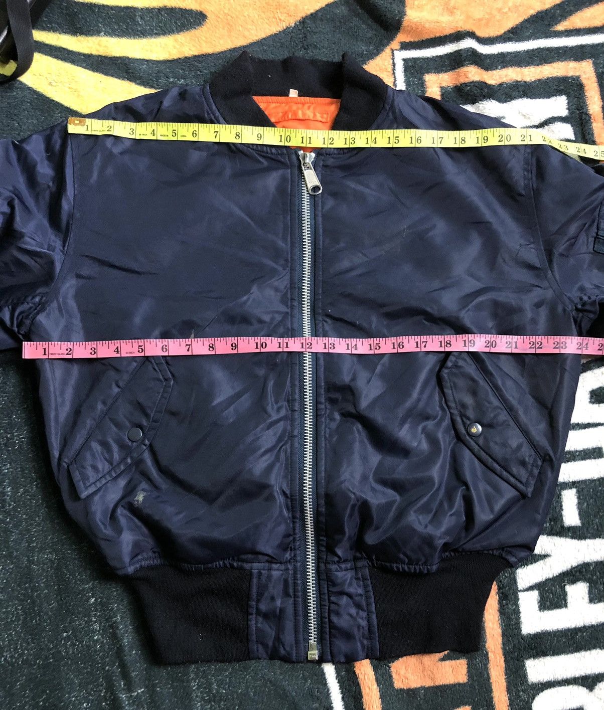 Japanese Brand × Vintage VINTAGE FLYING BOMBER JACKET 2WAY/REVERSIBLE JAPAN MADE Size US L / EU 52-54 / 3 - 15 Thumbnail