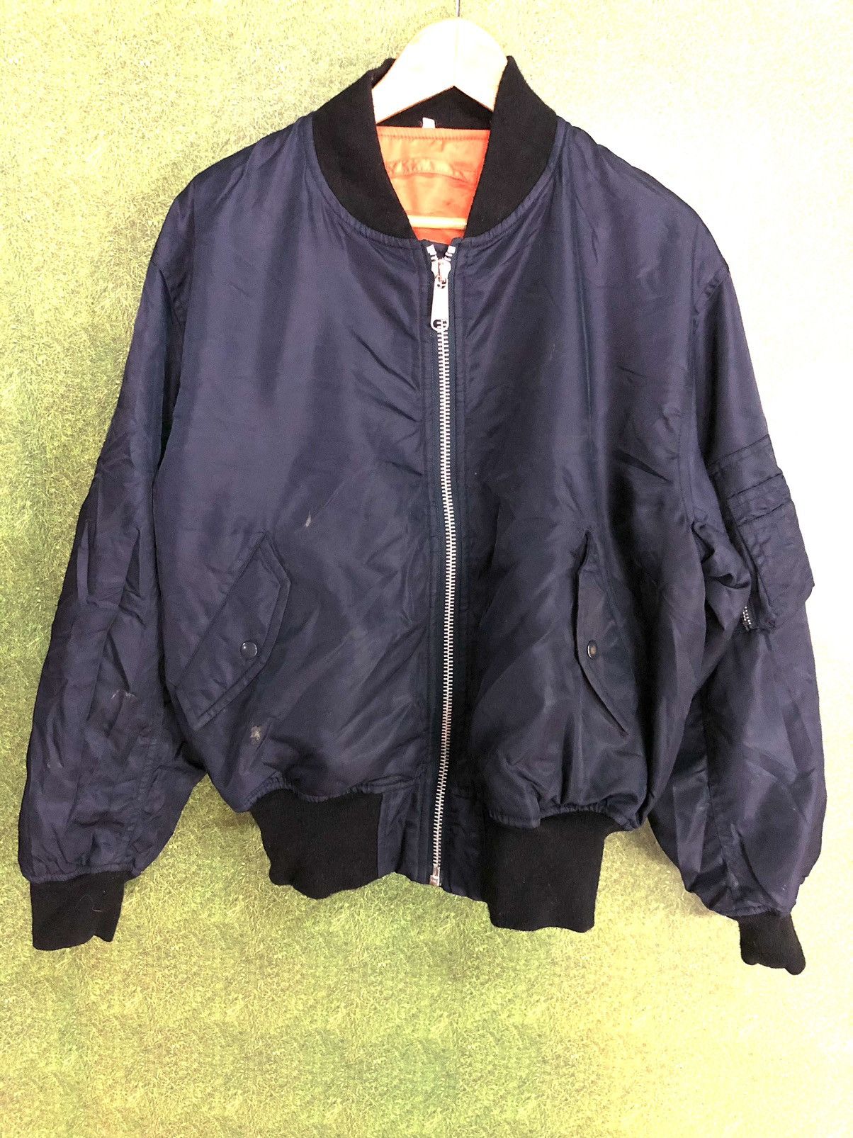 Japanese Brand × Vintage VINTAGE FLYING BOMBER JACKET 2WAY/REVERSIBLE JAPAN MADE Size US L / EU 52-54 / 3 - 1 Thumbnail