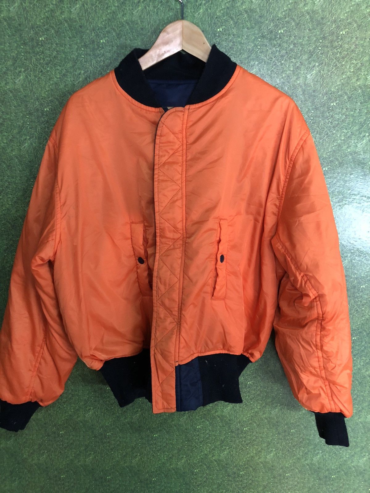 Japanese Brand × Vintage VINTAGE FLYING BOMBER JACKET 2WAY/REVERSIBLE JAPAN MADE Size US L / EU 52-54 / 3 - 11 Thumbnail