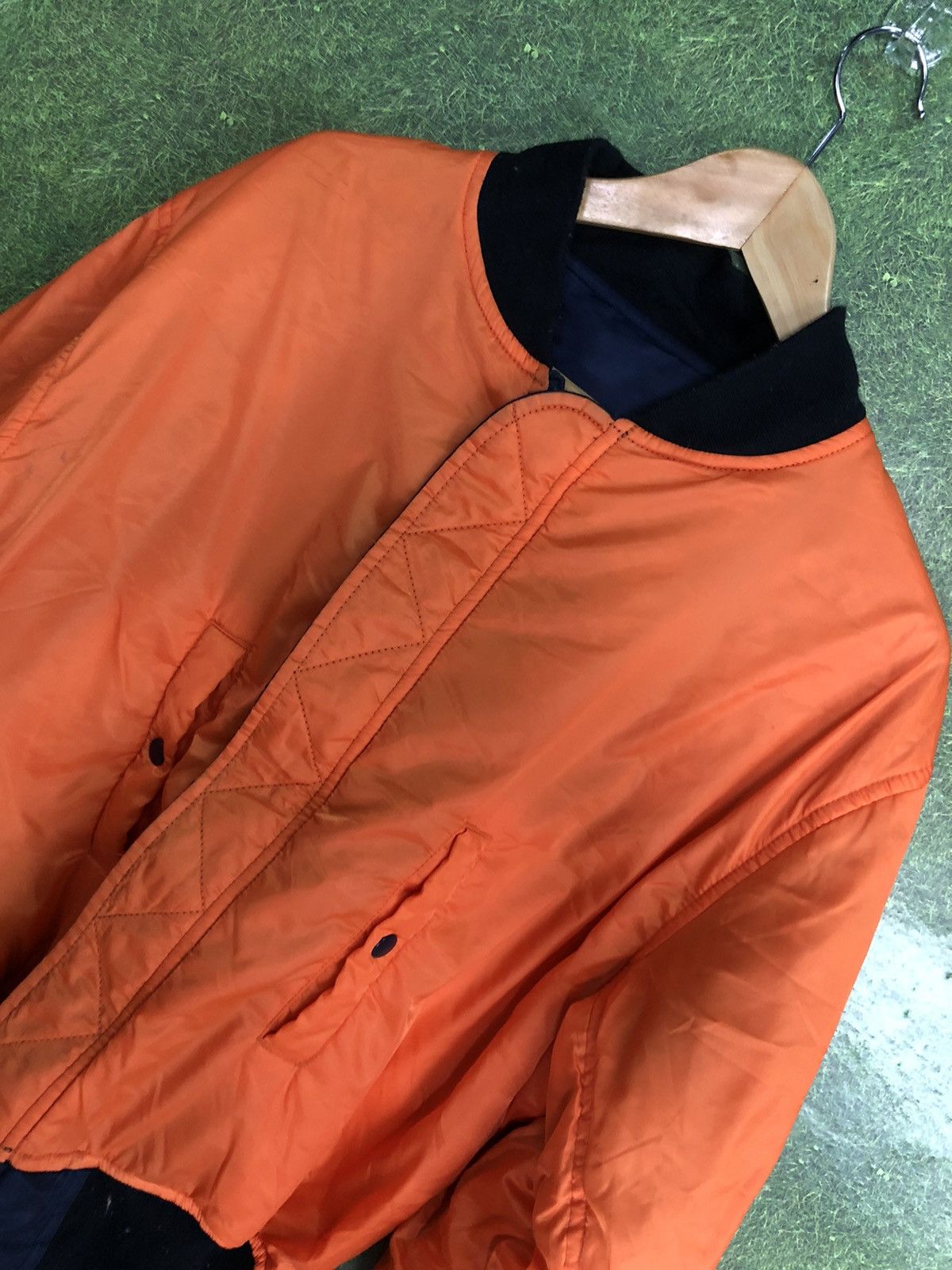 Japanese Brand × Vintage VINTAGE FLYING BOMBER JACKET 2WAY/REVERSIBLE JAPAN MADE Size US L / EU 52-54 / 3 - 12 Thumbnail