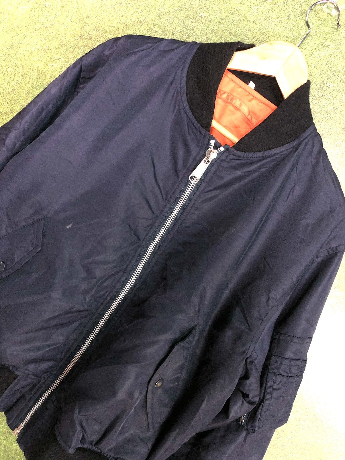 Japanese Brand × Vintage VINTAGE FLYING BOMBER JACKET 2WAY/REVERSIBLE JAPAN MADE Size US L / EU 52-54 / 3 - 2 Thumbnail