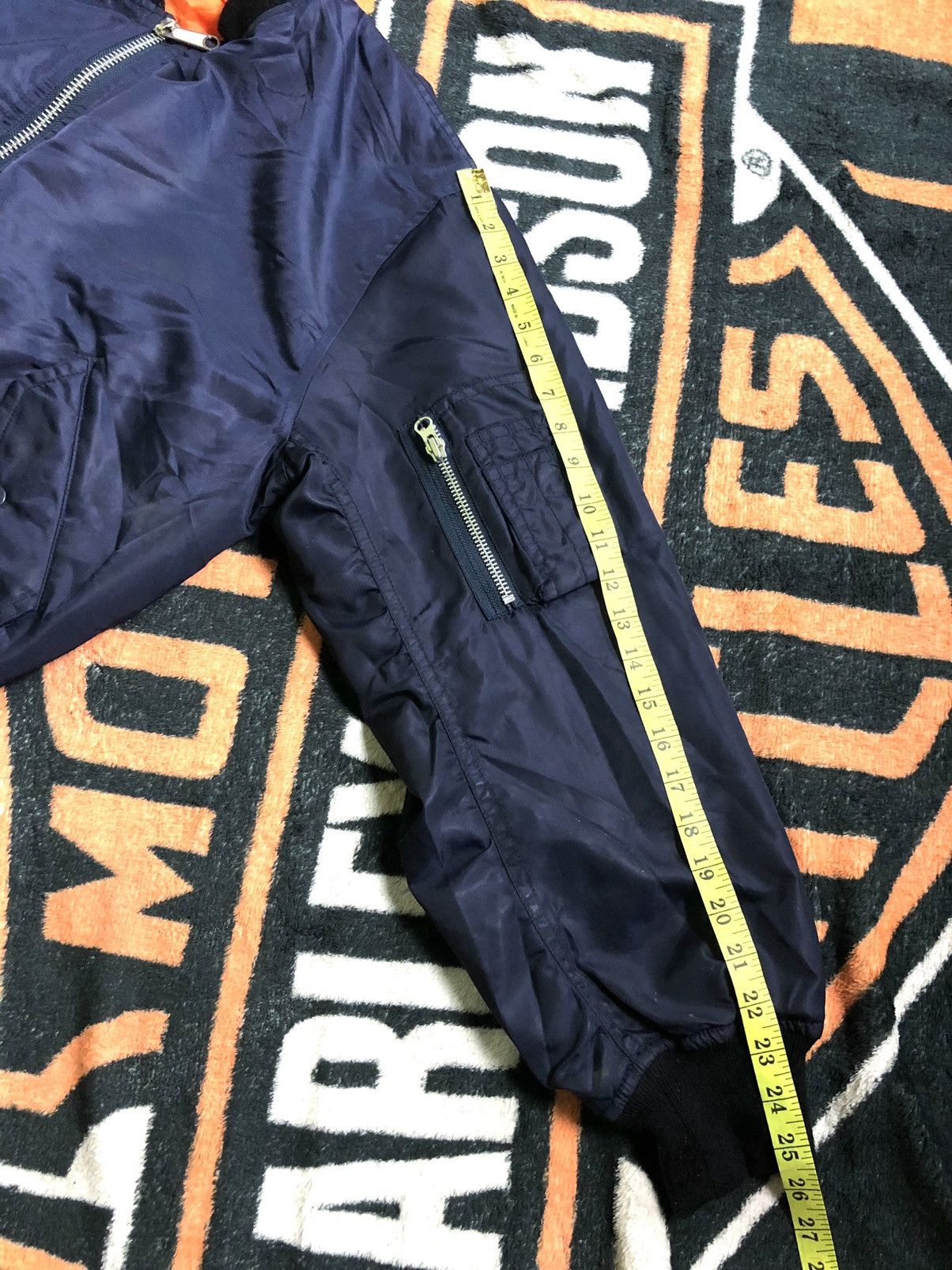Japanese Brand × Vintage VINTAGE FLYING BOMBER JACKET 2WAY/REVERSIBLE JAPAN MADE Size US L / EU 52-54 / 3 - 17 Thumbnail