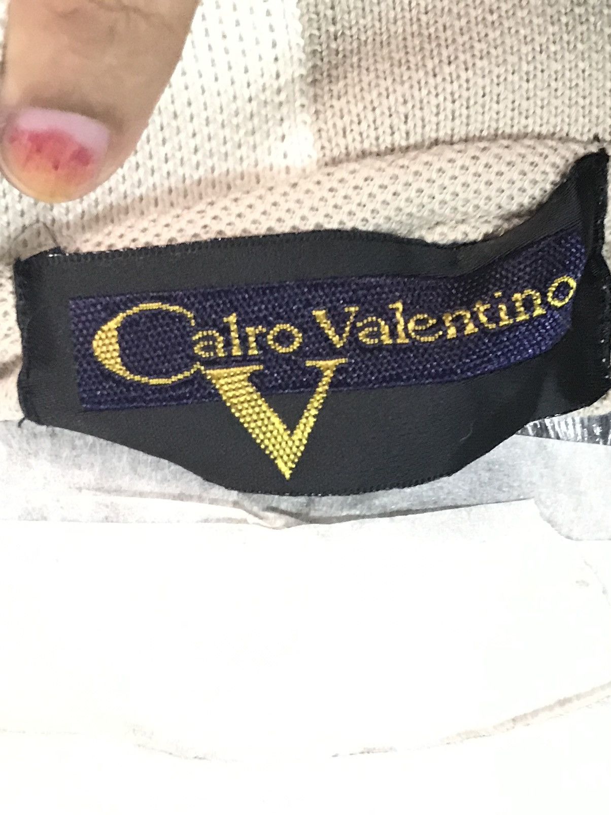 Designer × Valentino × Vintage CALRO VALENTINO SINGLE POCKET EMBROIDERY LOGO POLO SHIRT Size US M / EU 48-50 / 2 - 5 Thumbnail