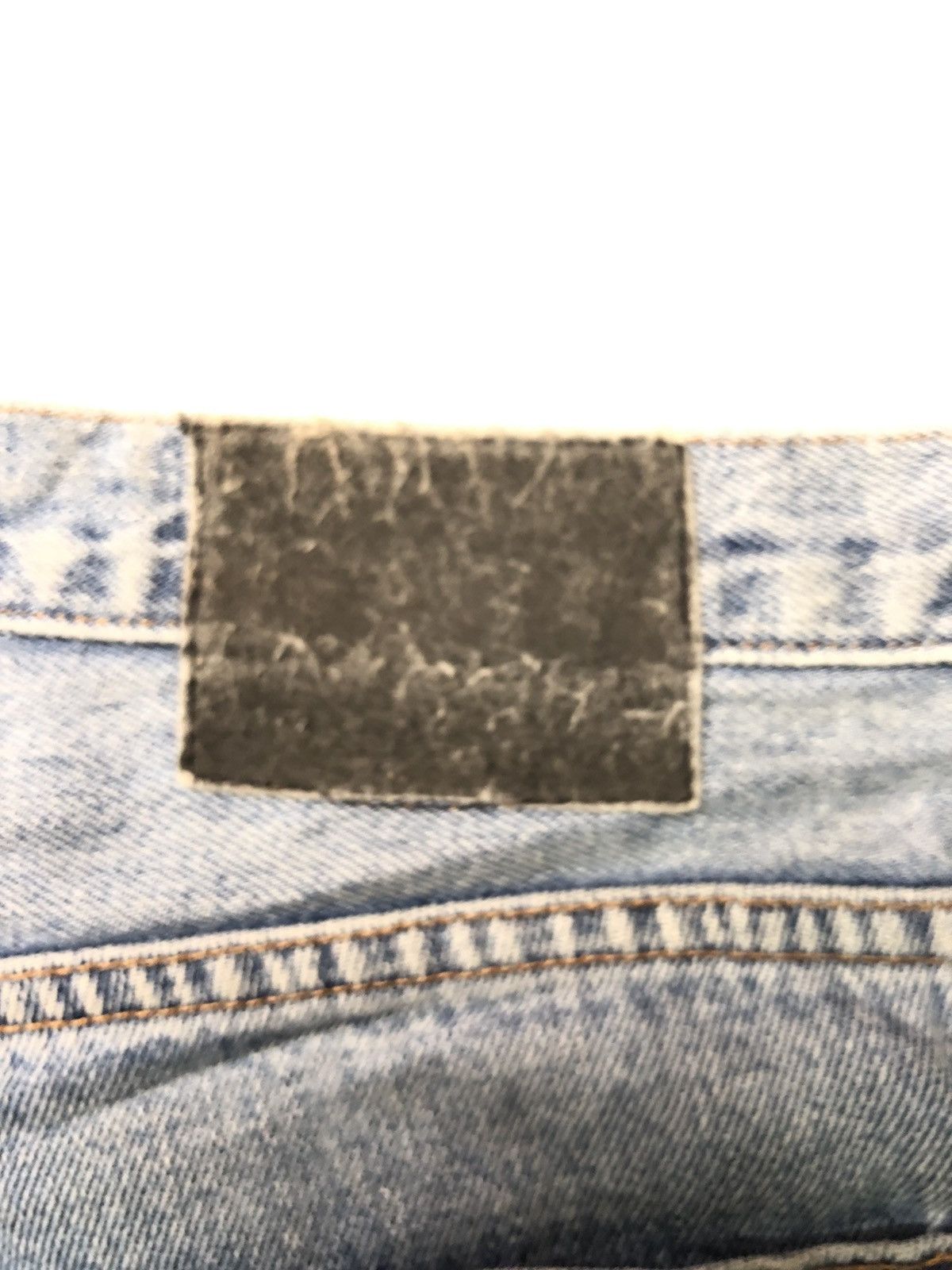 Guess × Vintage VINTAGE 80s GUESS BLUE WASH DISSTRESSED DENIM Size US 37 - 4 Thumbnail