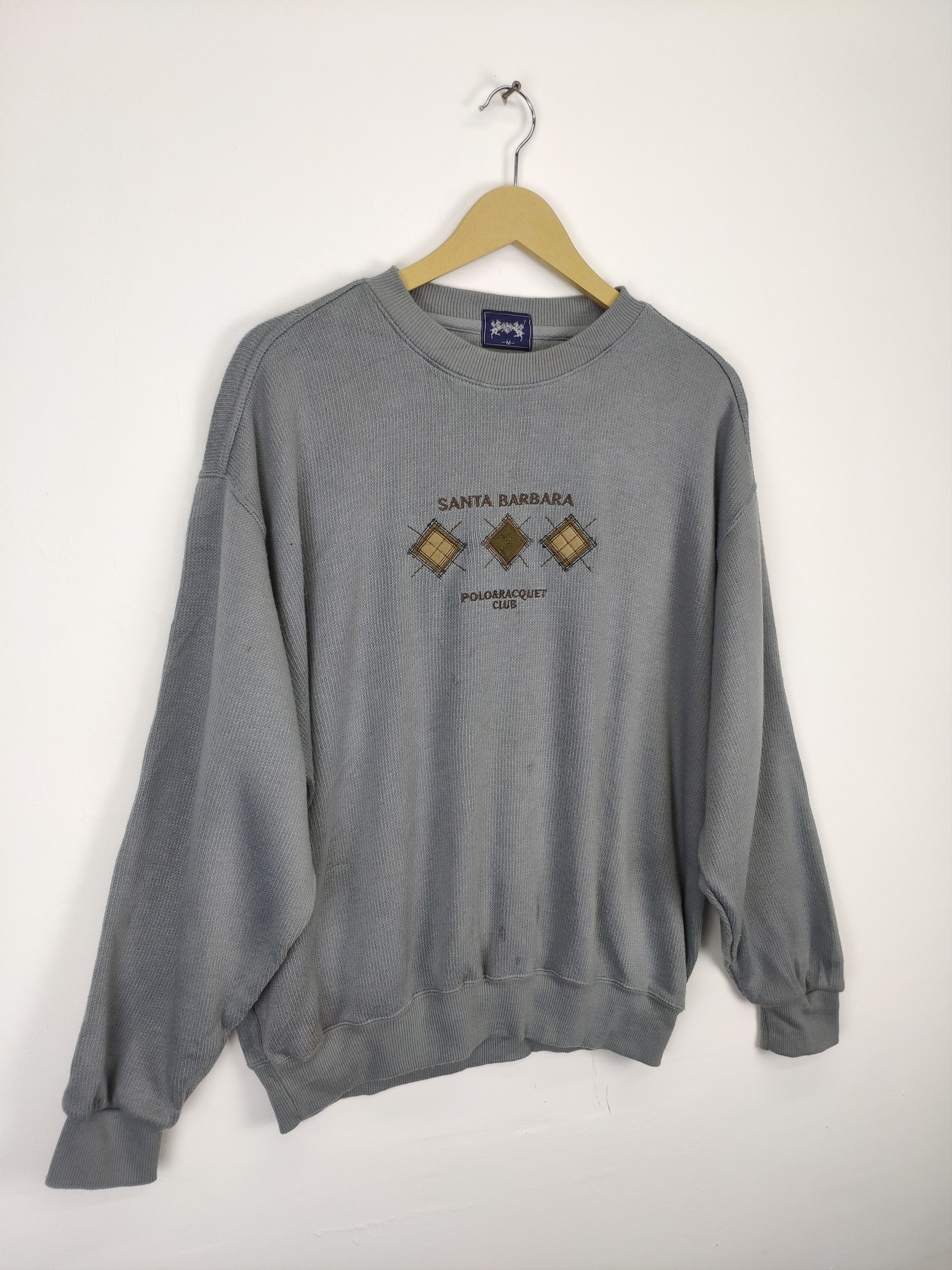 Aran Isles Knitwear × Vintage Vintage Knit Sweater Crewneck by Santa Barbara Size US M / EU 48-50 / 2 - 3 Thumbnail