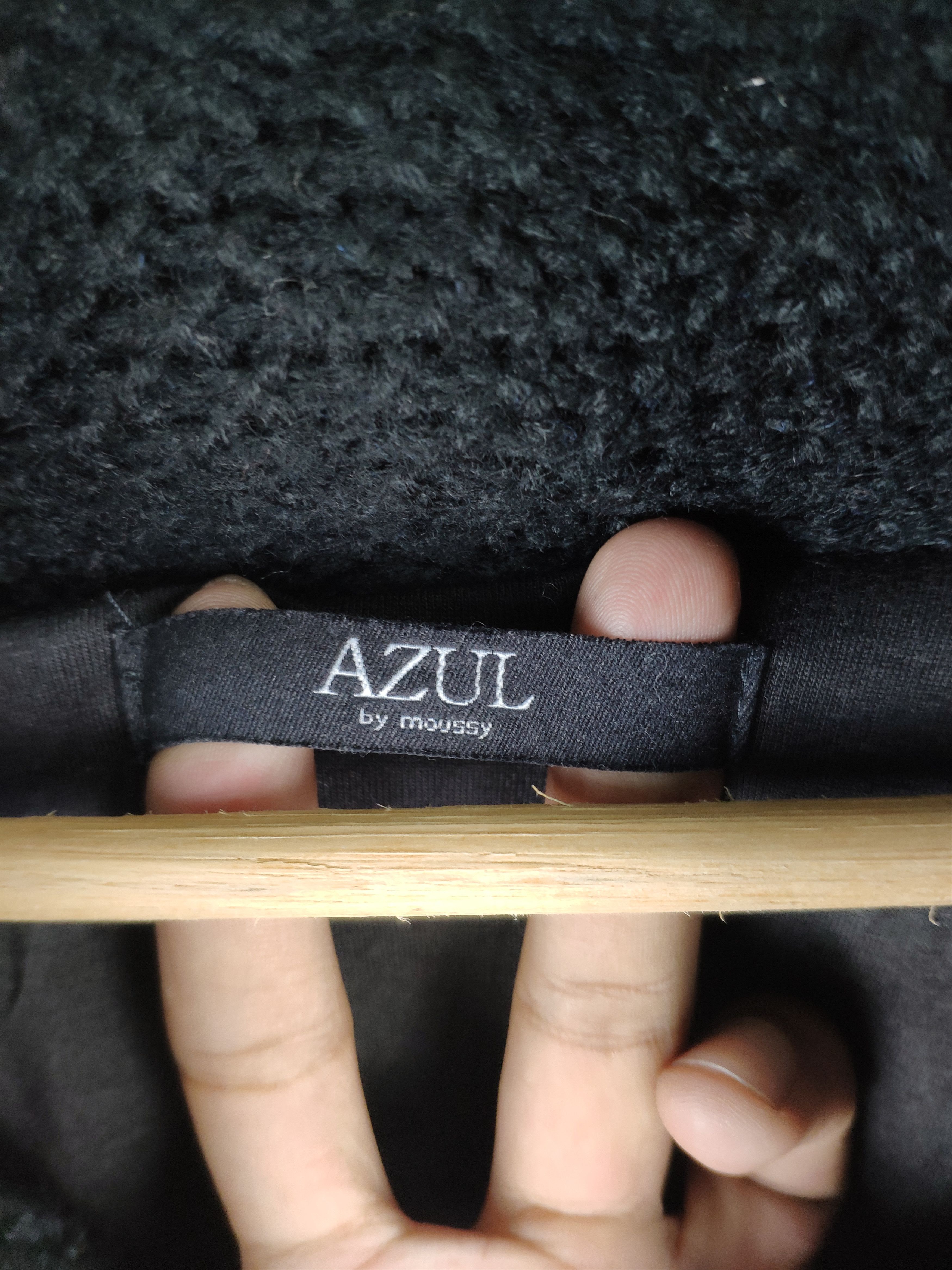 Aran Isles Knitwear × Japanese Brand Vintage Wool Knit Cardigan Jacket Azul by Moussy Size US S / EU 44-46 / 1 - 5 Thumbnail