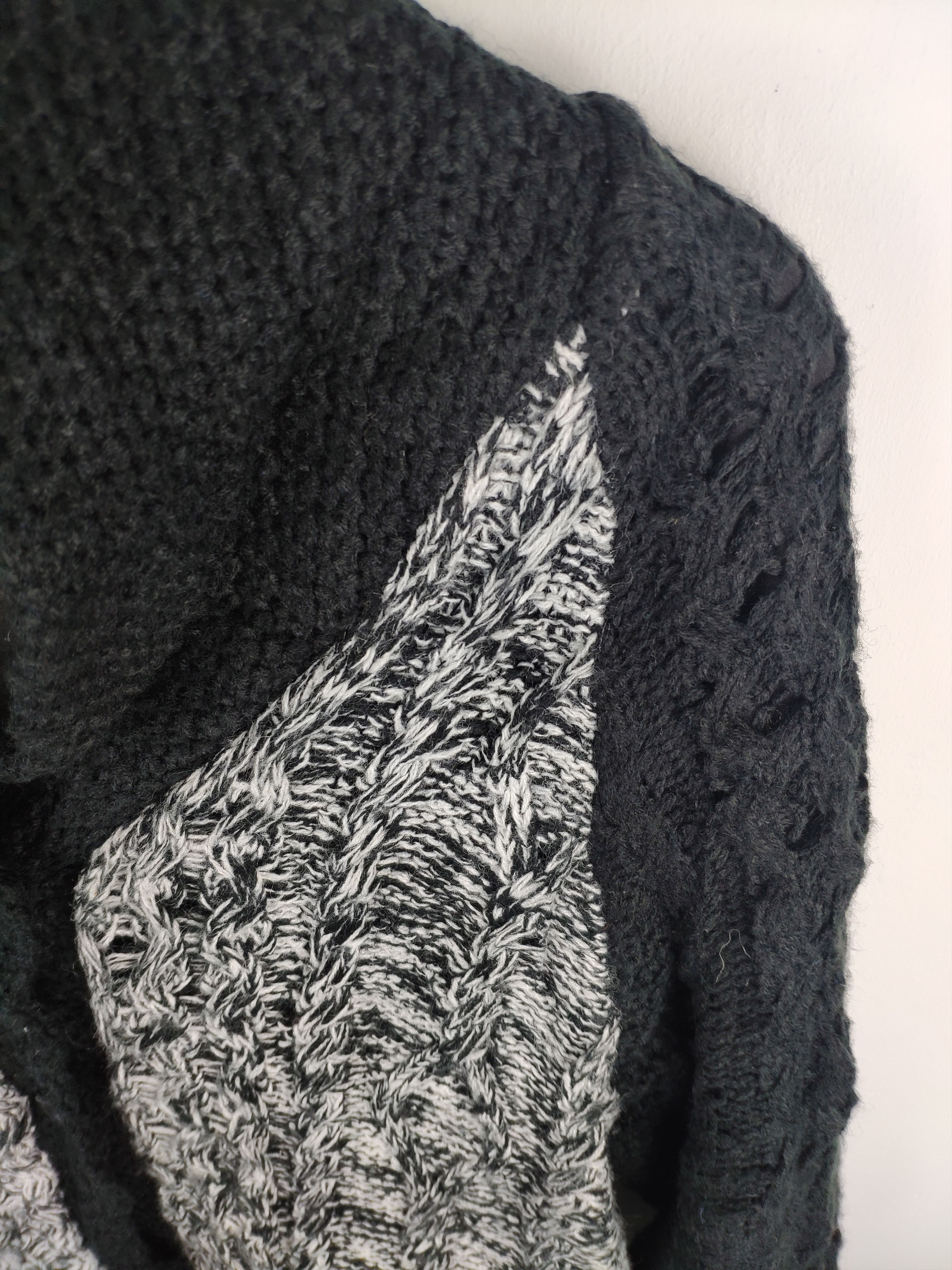 Aran Isles Knitwear × Japanese Brand Vintage Wool Knit Cardigan Jacket Azul by Moussy Size US S / EU 44-46 / 1 - 3 Thumbnail