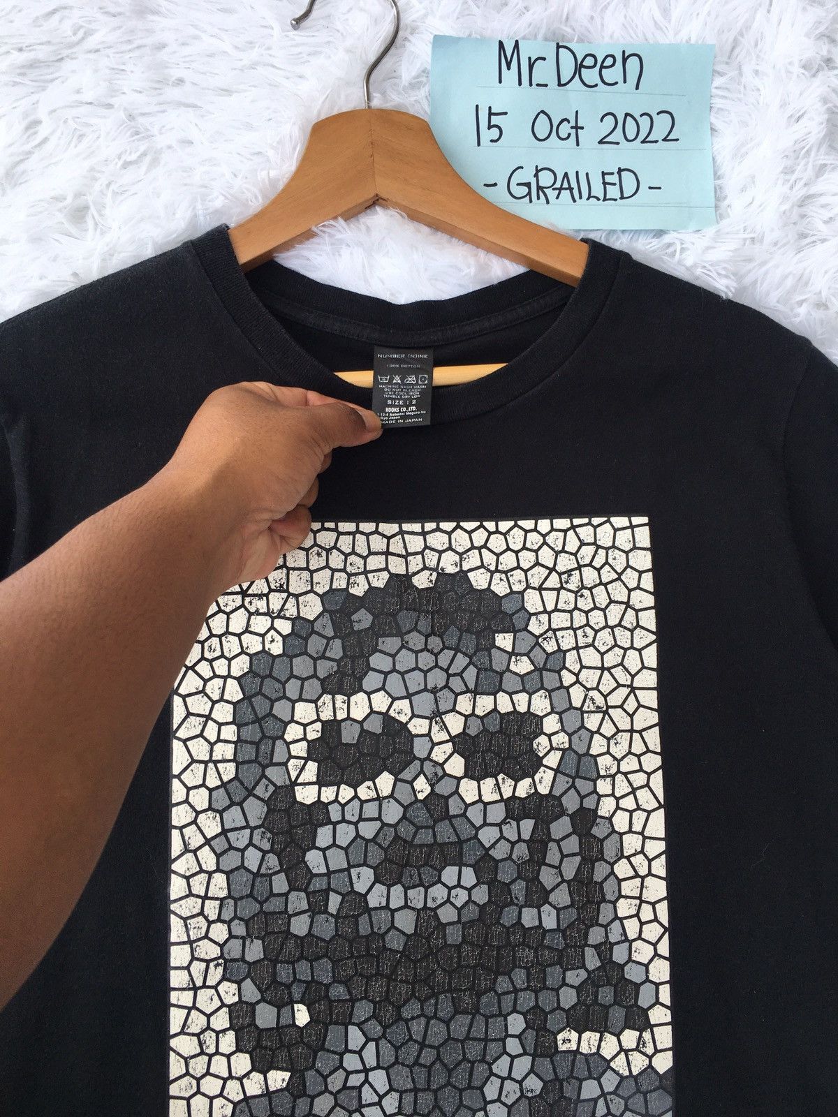 Number (N)ine Rare Number Nine Kurt Cobain Mosaic Tshirt Size US S / EU 44-46 / 1 - 7 Thumbnail