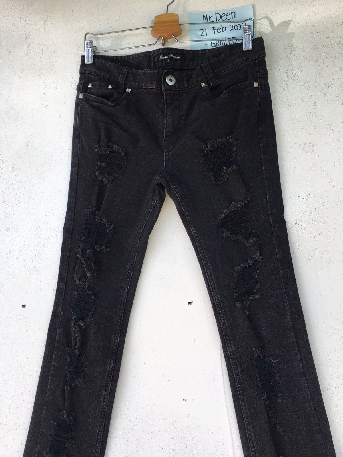 Japanese Brand Rare Sexpot Revenge Seditionaries Patchwork Jeans Size US 30 / EU 46 - 6 Thumbnail