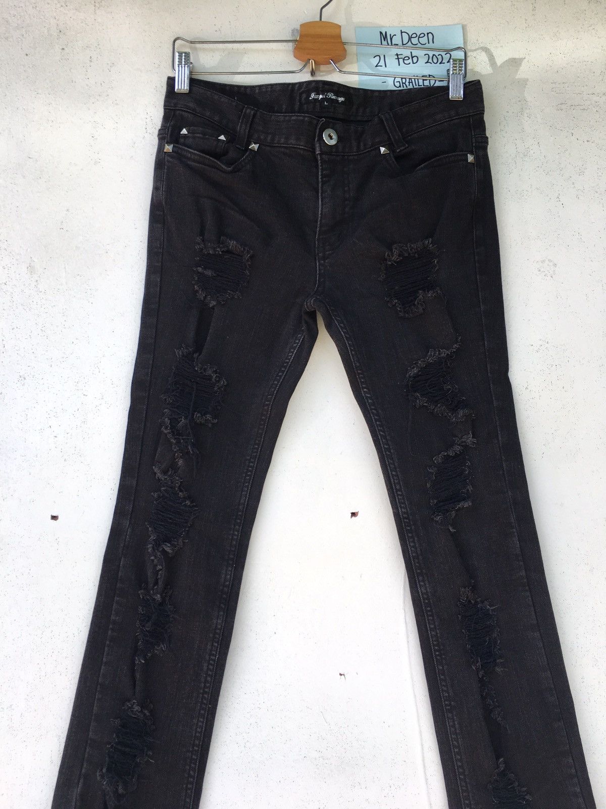 Japanese Brand Rare Sexpot Revenge Seditionaries Patchwork Jeans Size US 30 / EU 46 - 4 Thumbnail