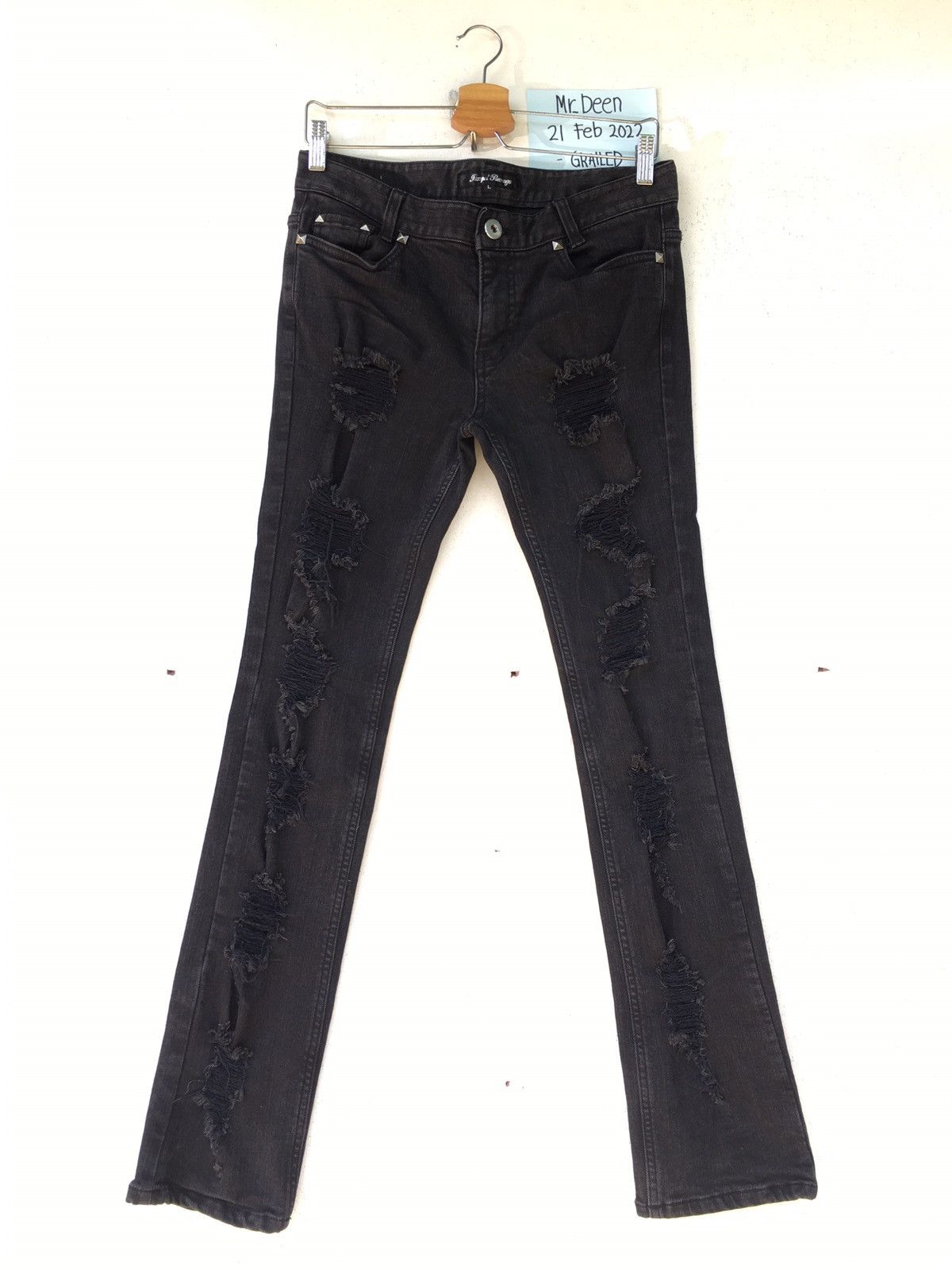 image of Sexpot Revenge Seditionaries Patchwork Jeans in Black, Men's (Size 30)