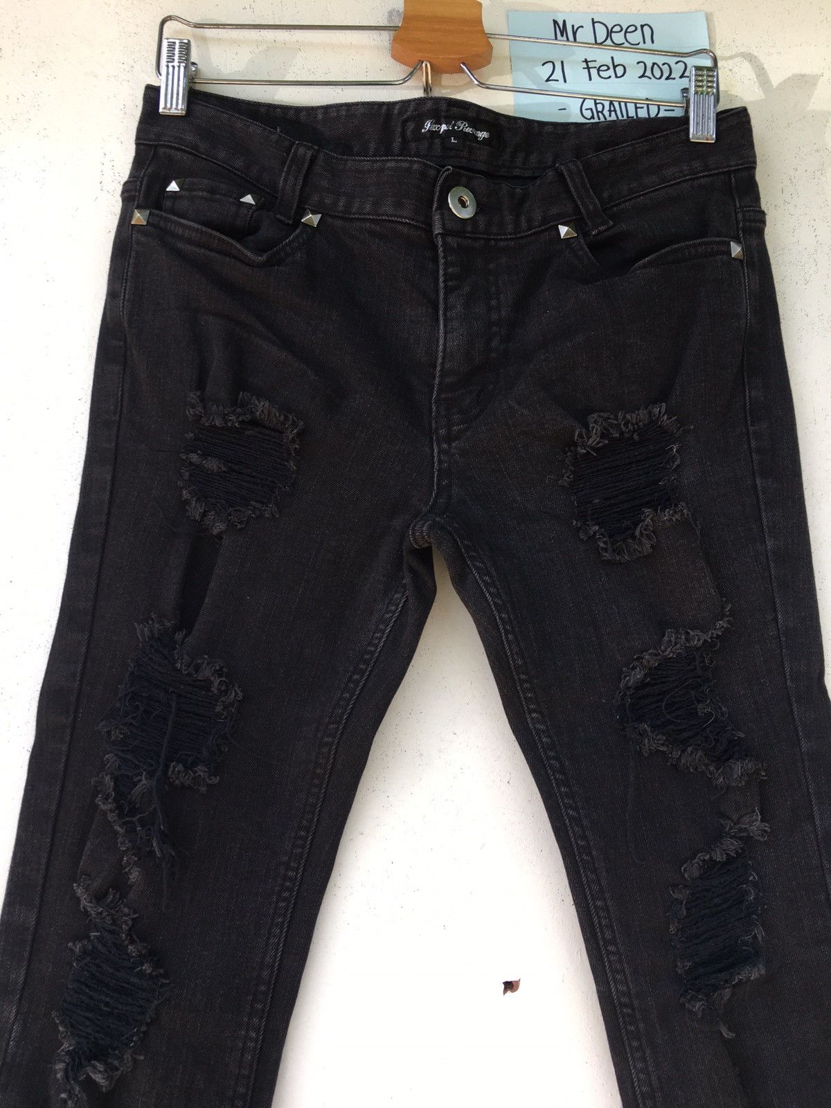Japanese Brand Rare Sexpot Revenge Seditionaries Patchwork Jeans Size US 30 / EU 46 - 7 Thumbnail