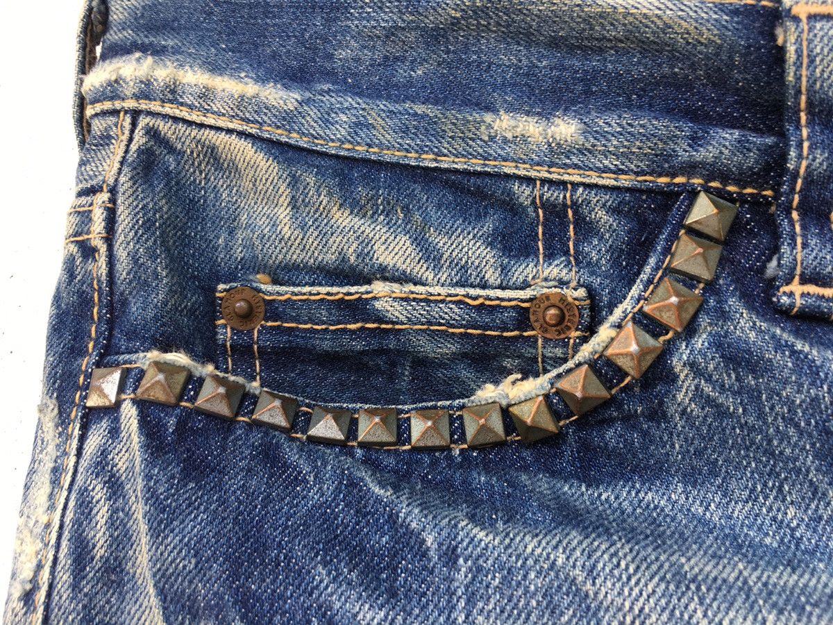 Hysteric Glamour Rare Hysteric Glamour Kinky Distressed Patchwork Jeans Size US 30 / EU 46 - 17 Thumbnail