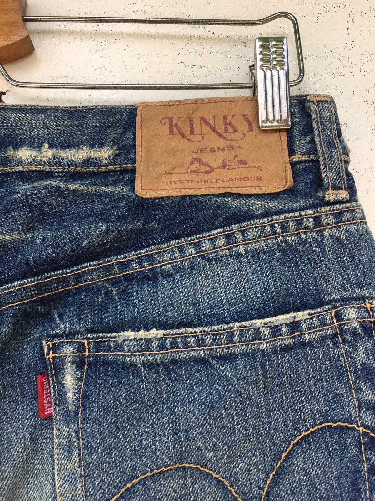 Hysteric Glamour Rare Hysteric Glamour Kinky Distressed Patchwork Jeans Size US 30 / EU 46 - 23 Thumbnail