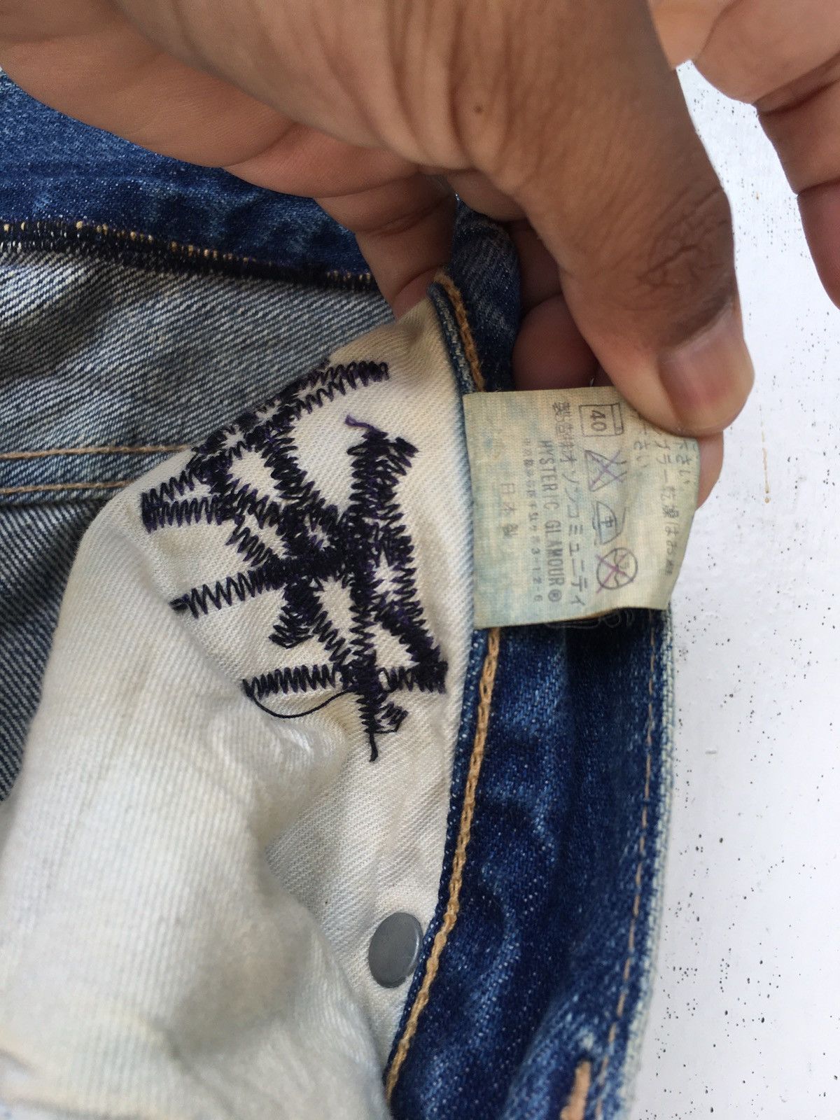 Hysteric Glamour Rare Hysteric Glamour Kinky Distressed Patchwork Jeans Size US 30 / EU 46 - 15 Thumbnail