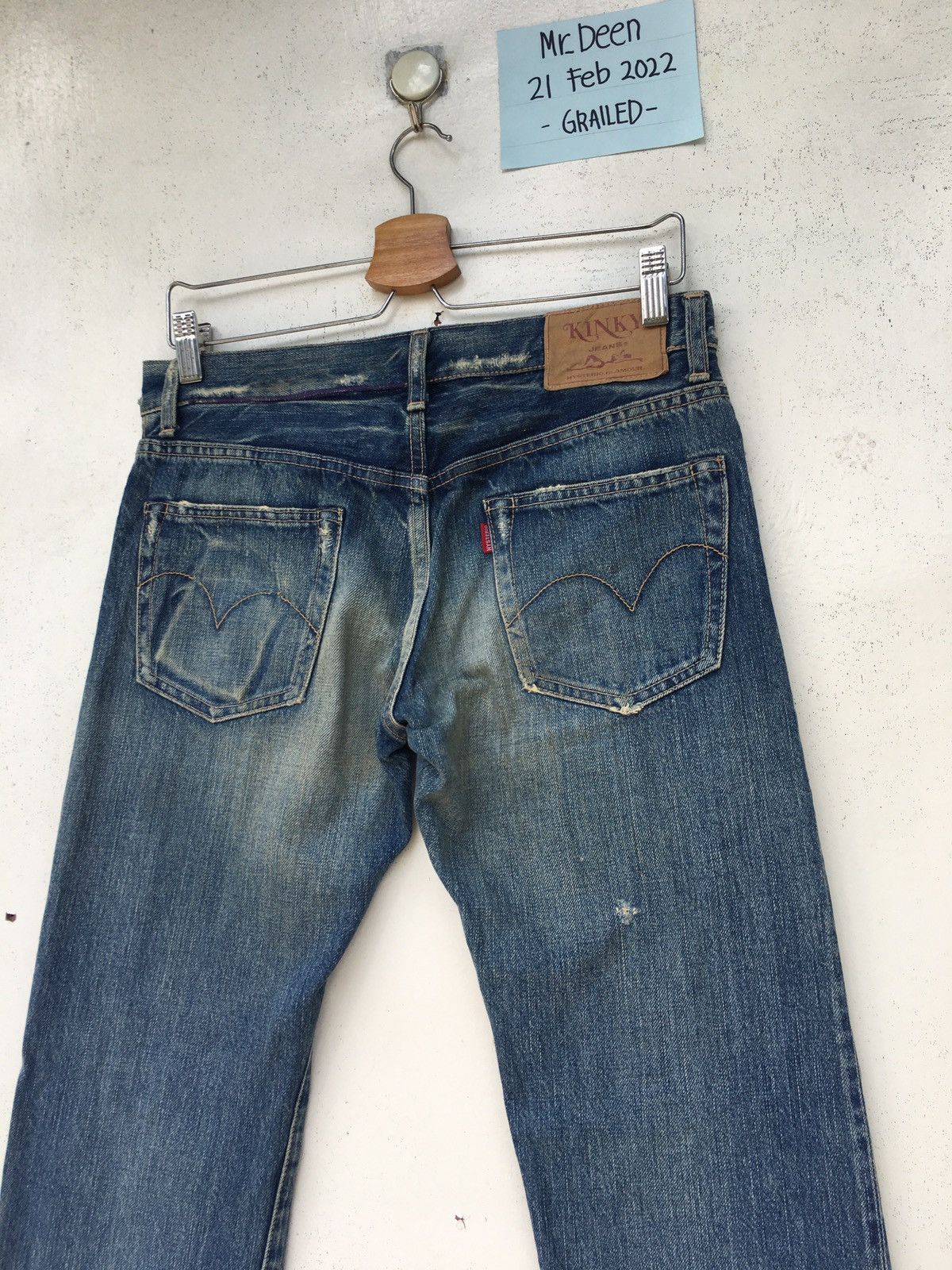 Hysteric Glamour Rare Hysteric Glamour Kinky Distressed Patchwork Jeans Size US 30 / EU 46 - 21 Thumbnail