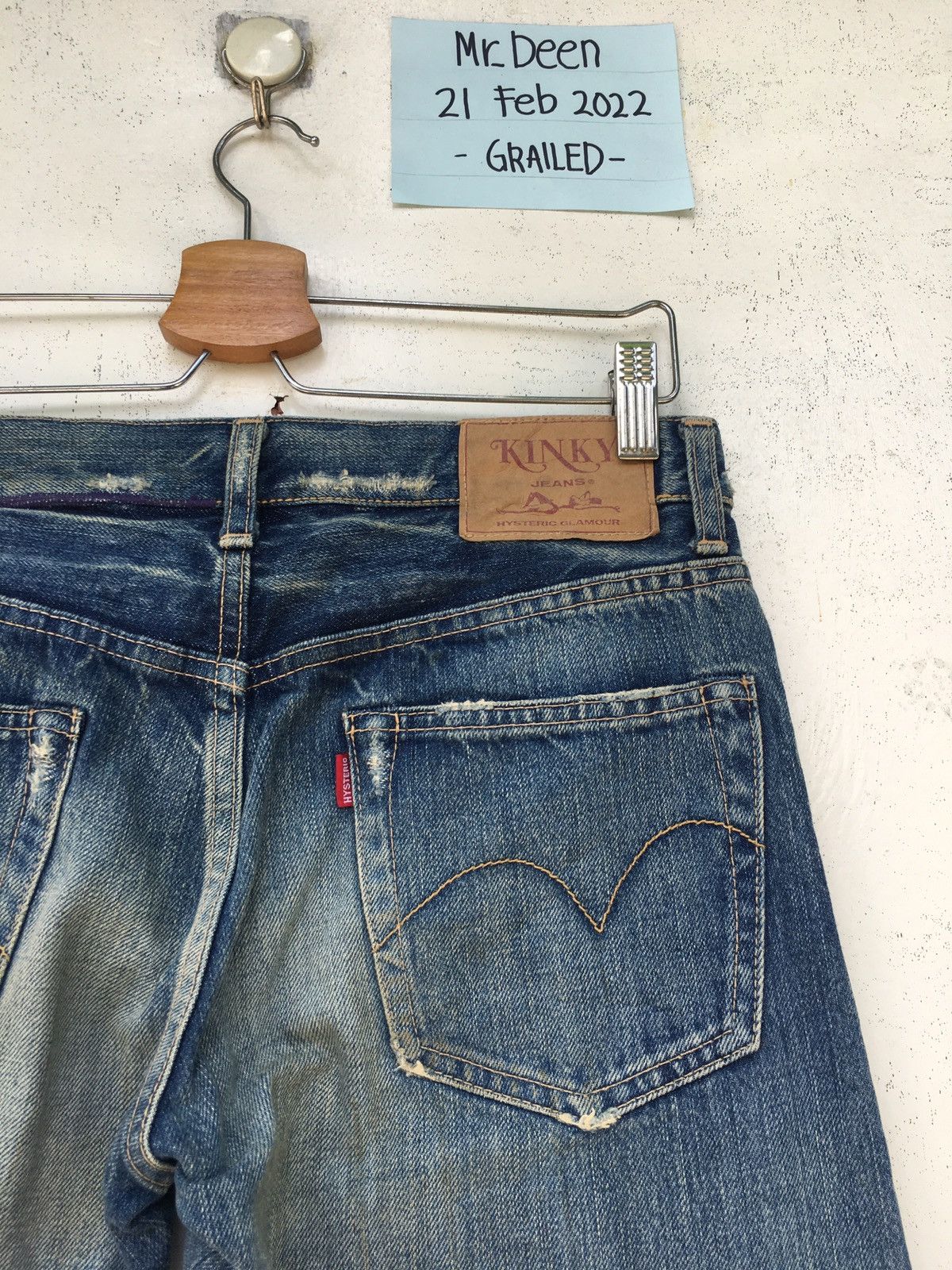 Hysteric Glamour Rare Hysteric Glamour Kinky Distressed Patchwork Jeans Size US 30 / EU 46 - 22 Thumbnail