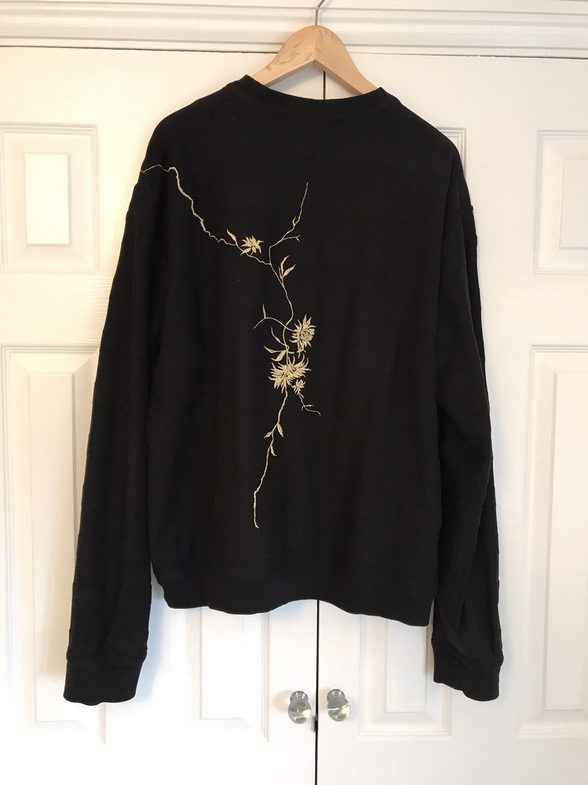 Haider Ackermann Haider Ackermann Gold oversized embroidered sweatshirt Size US M / EU 48-50 / 2 - 2 Thumbnail