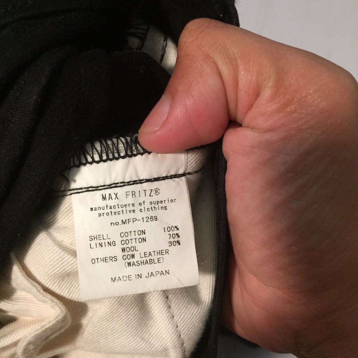 Japanese Brand × Leather Black cow leather bootcut pant made in Japan Size US 28 / EU 44 - 6 Thumbnail