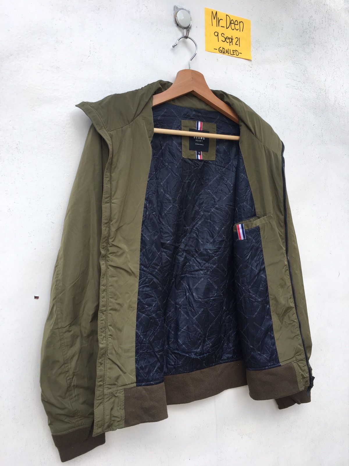 Beams Plus Vintage Rare Beams Nylon Jacket Hoodie Size US M / EU 48-50 / 2 - 8 Thumbnail