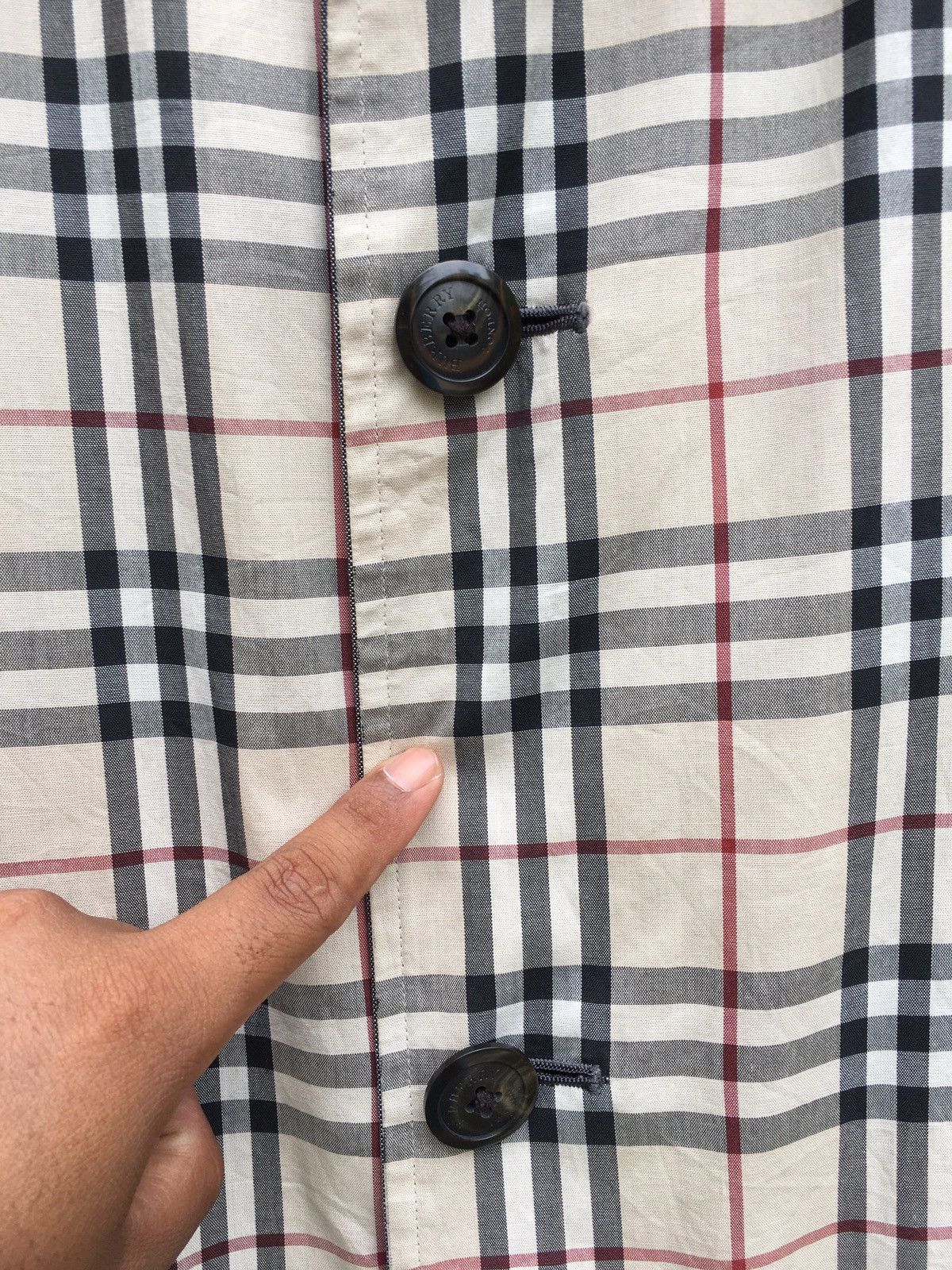Burberry Vintage Burberry Checkered Long Jacket Reversible Size US XL / EU 56 / 4 - 12 Thumbnail