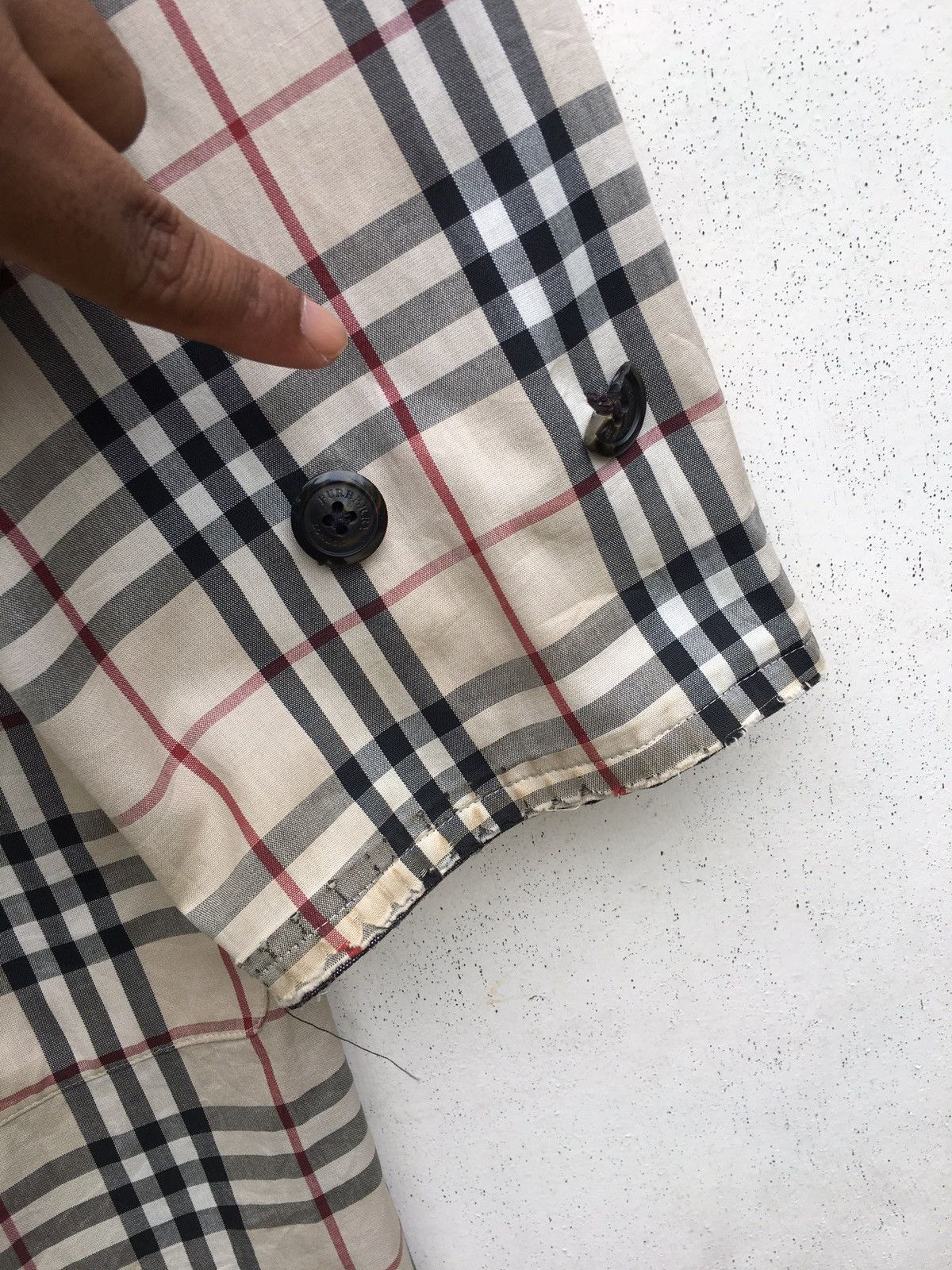 Burberry Vintage Burberry Checkered Long Jacket Reversible Size US XL / EU 56 / 4 - 13 Thumbnail