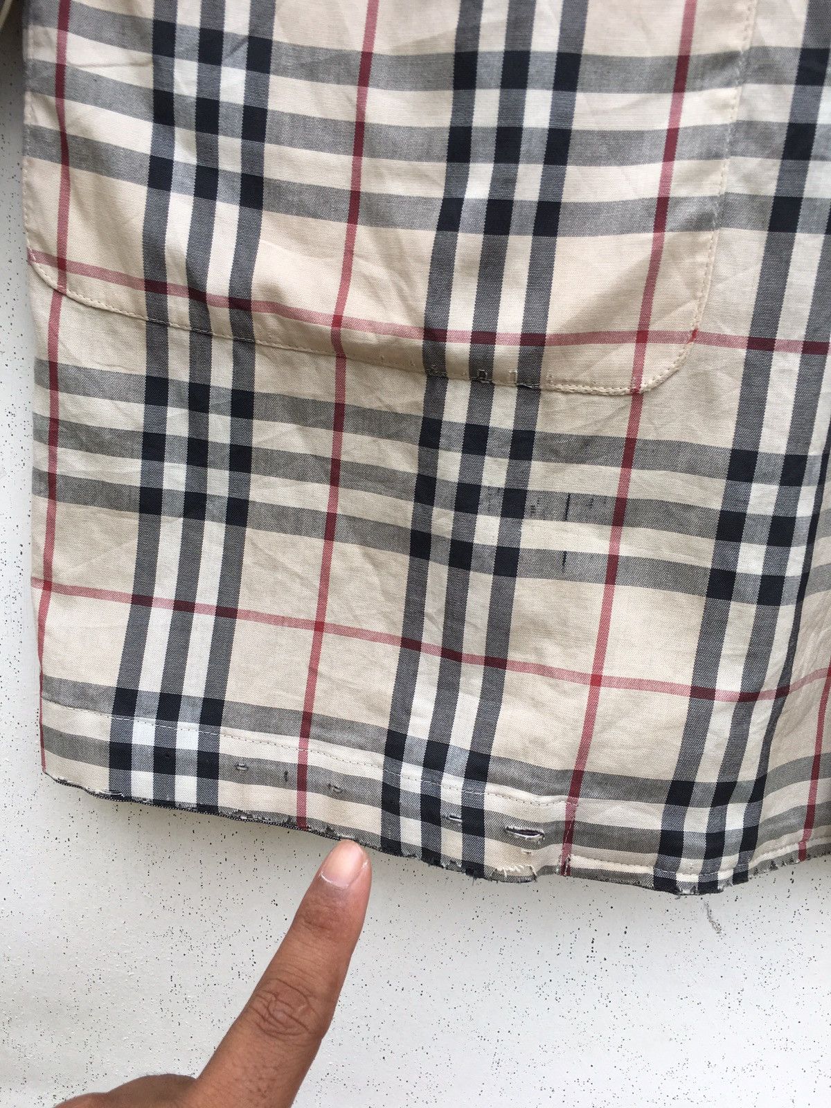 Burberry Vintage Burberry Checkered Long Jacket Reversible Size US XL / EU 56 / 4 - 10 Thumbnail