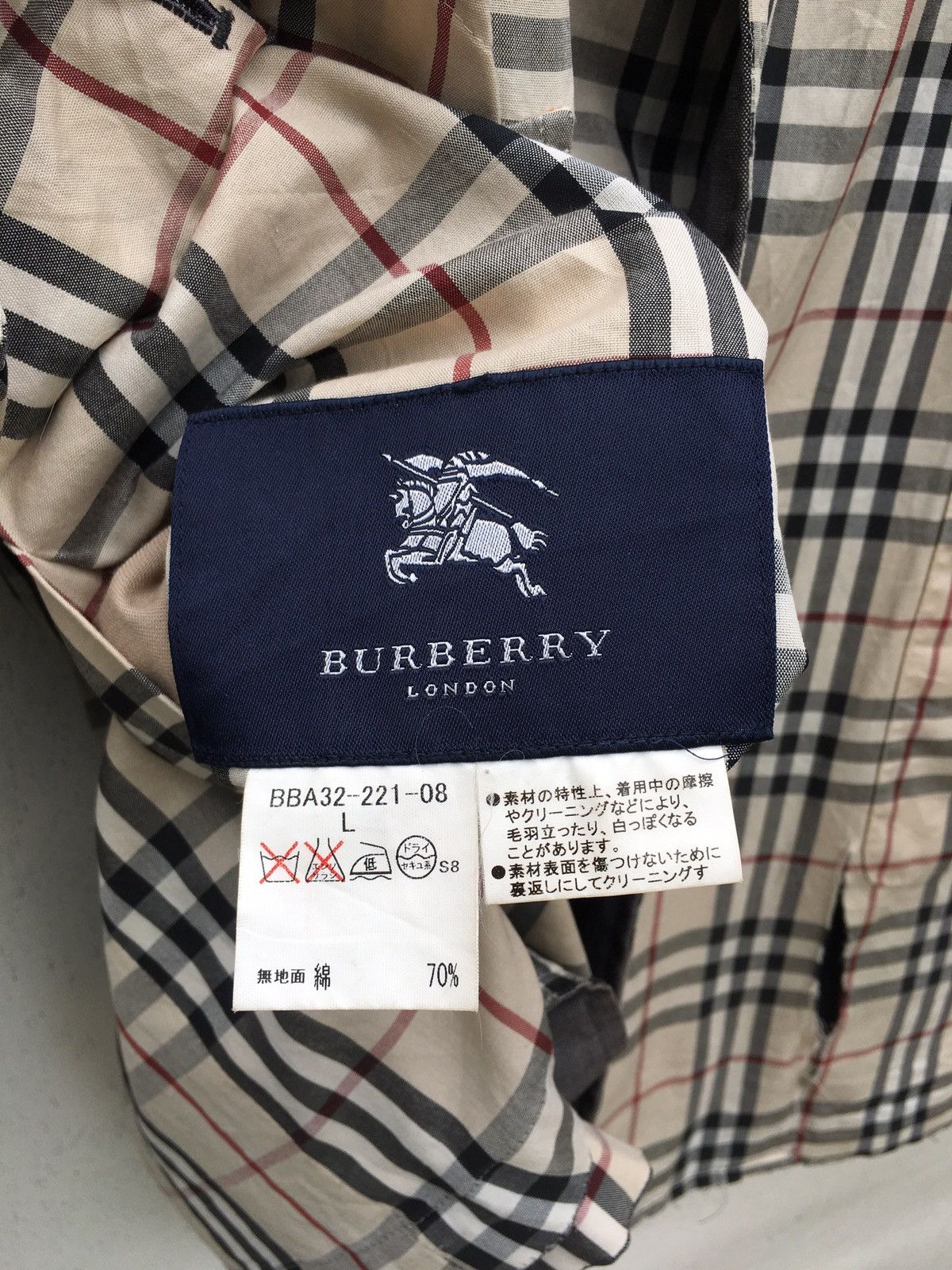 Burberry Vintage Burberry Checkered Long Jacket Reversible Size US XL / EU 56 / 4 - 15 Thumbnail