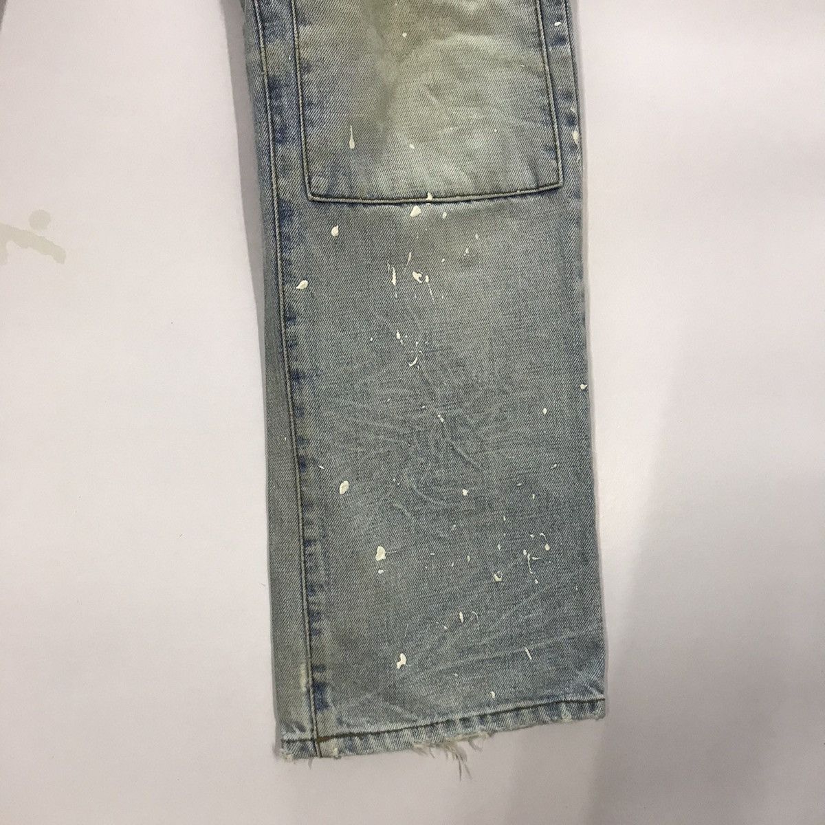 Other FLARED🔥JAPANERS DISTRESSED PATCHWORK DENIM PANTS Size US 30 / EU 46 - 4 Thumbnail