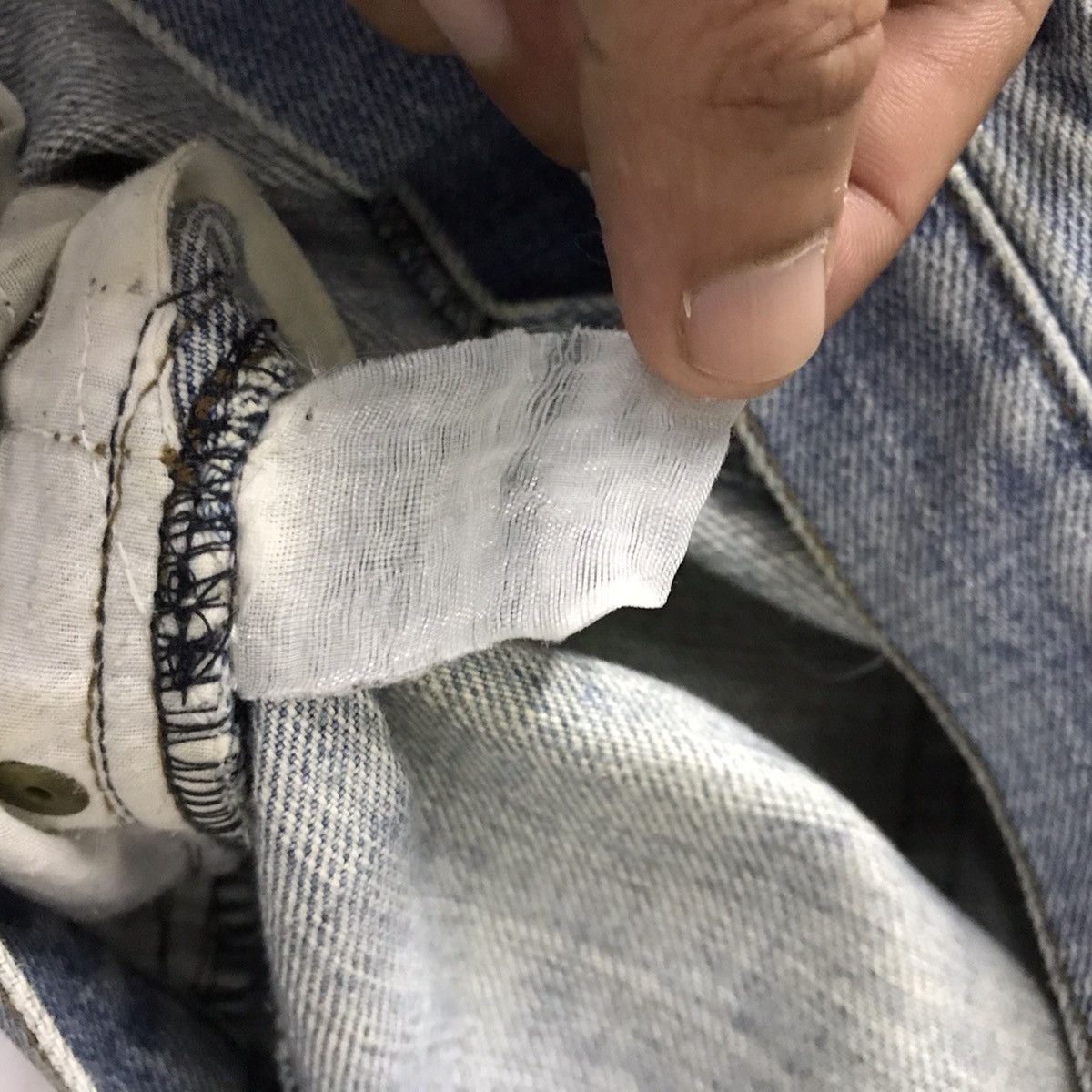 Other FLARED🔥JAPANERS DISTRESSED PATCHWORK DENIM PANTS Size US 30 / EU 46 - 14 Thumbnail