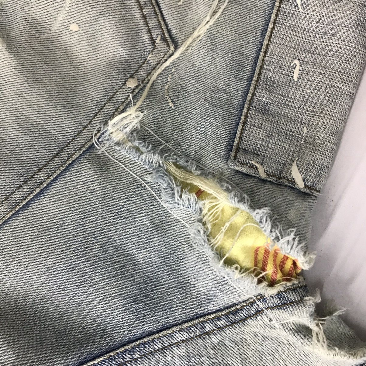 Other FLARED🔥JAPANERS DISTRESSED PATCHWORK DENIM PANTS Size US 30 / EU 46 - 13 Thumbnail
