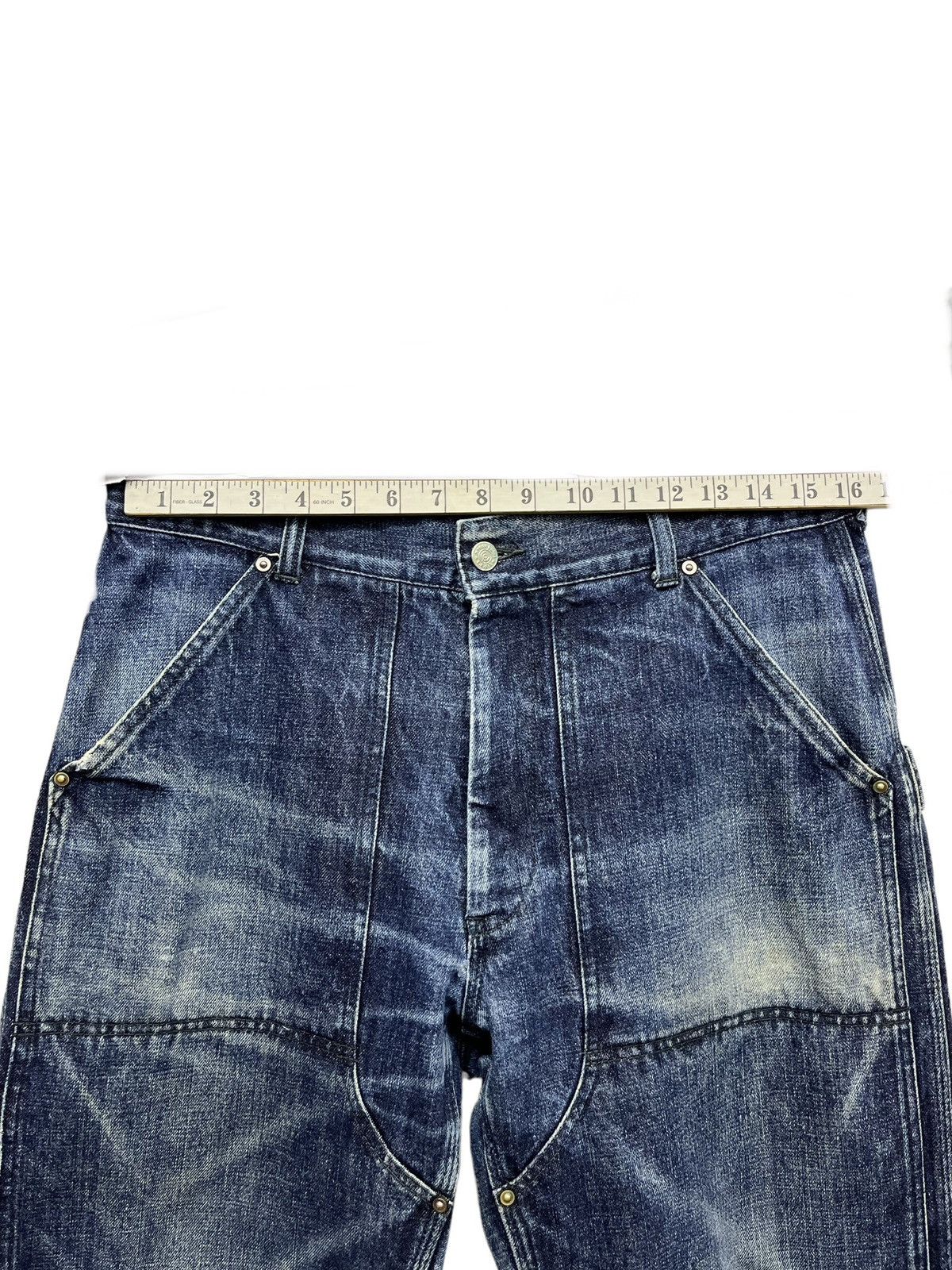 Uniform Studios SICK🔥BA-TSU STUDIO Carpenter Double Knee Thrashed Leg Baggy Size US 32 / EU 48 - 20 Thumbnail