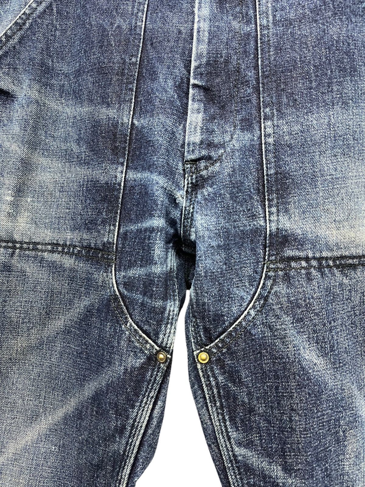 Uniform Studios SICK🔥BA-TSU STUDIO Carpenter Double Knee Thrashed Leg Baggy Size US 32 / EU 48 - 9 Thumbnail