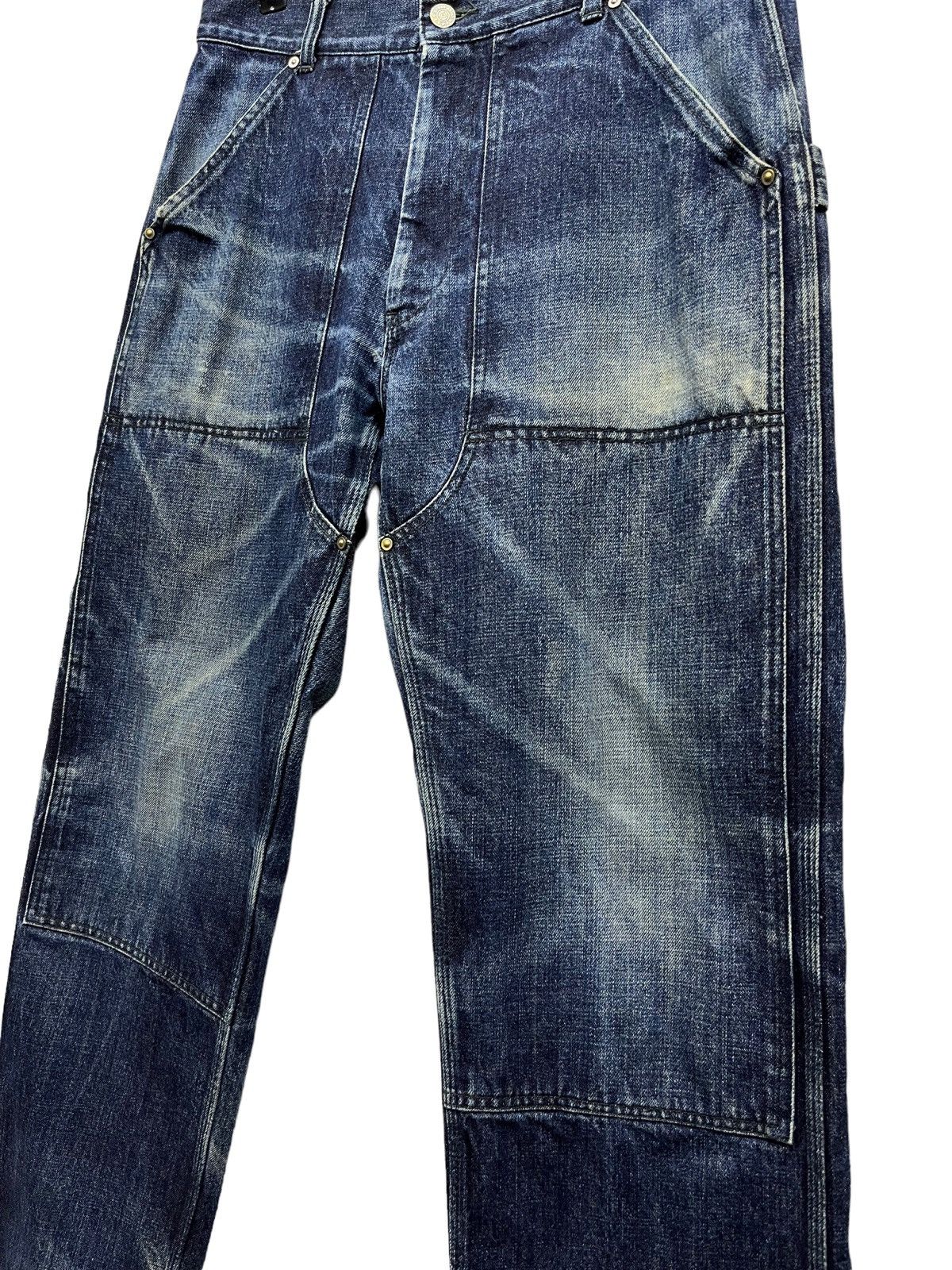 Uniform Studios SICK🔥BA-TSU STUDIO Carpenter Double Knee Thrashed Leg Baggy Size US 32 / EU 48 - 8 Thumbnail