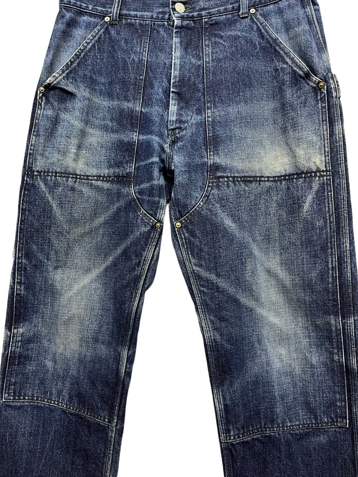Uniform Studios SICK🔥BA-TSU STUDIO Carpenter Double Knee Thrashed Leg Baggy Size US 32 / EU 48 - 7 Thumbnail